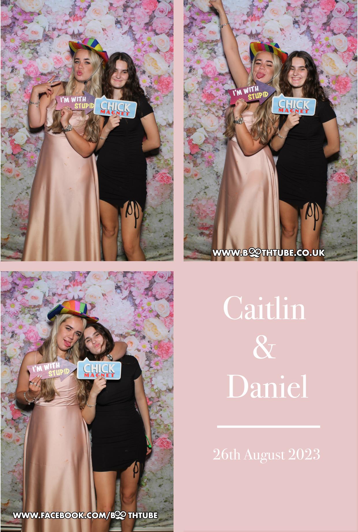 Caitlin & Daniel's Wedding  | View more photos from the event at gallery.boothtube.co.uk/u/BoothtubeLtd/Caitlin-Daniels-Wedding