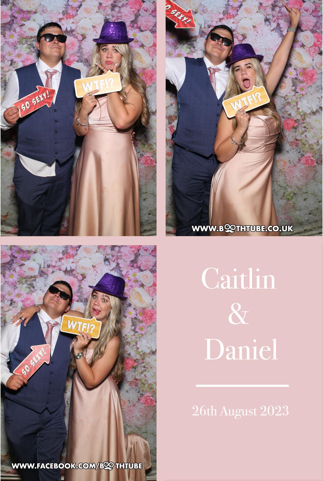 Caitlin & Daniel's Wedding  | View more photos from the event at gallery.boothtube.co.uk/u/BoothtubeLtd/Caitlin-Daniels-Wedding