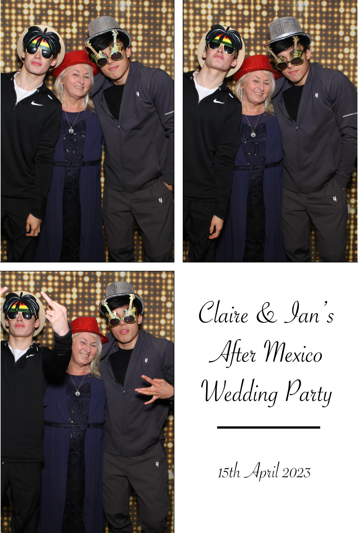 Claire & Ian's After Mexico Party  | View more photos from the event at gallery.boothtube.co.uk/u/BoothtubeLtd/Claire-Ians-After-Mexico-Party