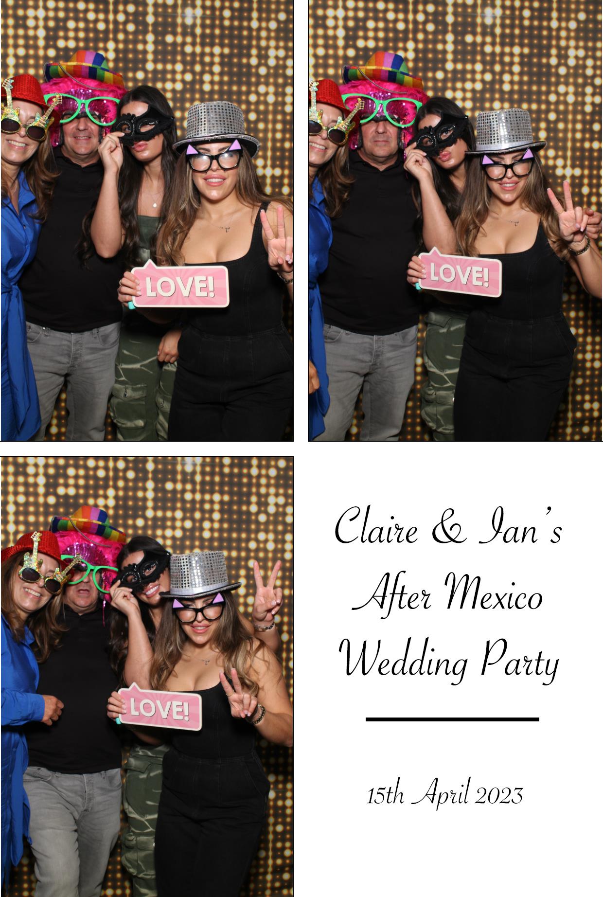 Claire & Ian's After Mexico Party  | View more photos from the event at gallery.boothtube.co.uk/u/BoothtubeLtd/Claire-Ians-After-Mexico-Party