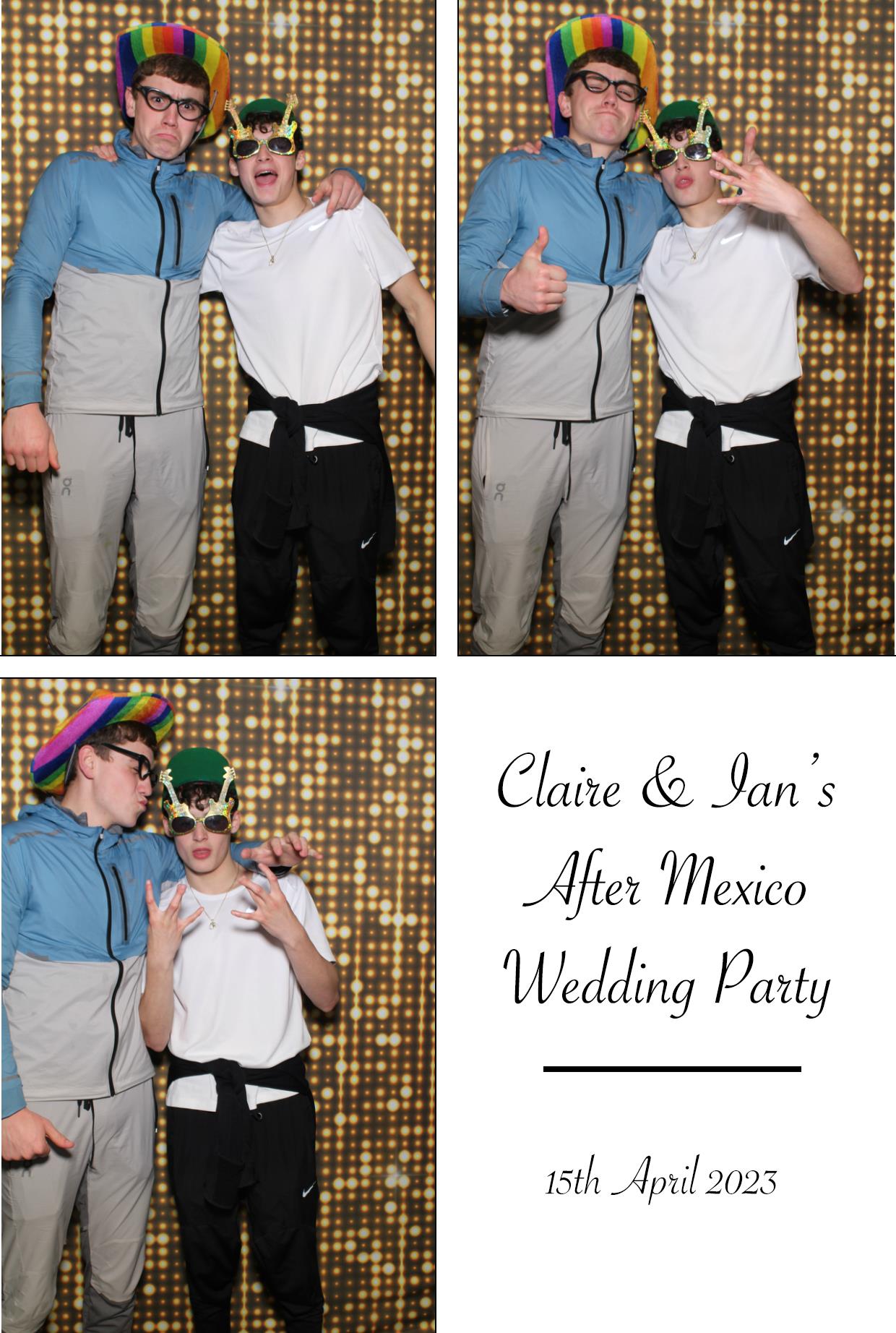Claire & Ian's After Mexico Party  | View more photos from the event at gallery.boothtube.co.uk/u/BoothtubeLtd/Claire-Ians-After-Mexico-Party