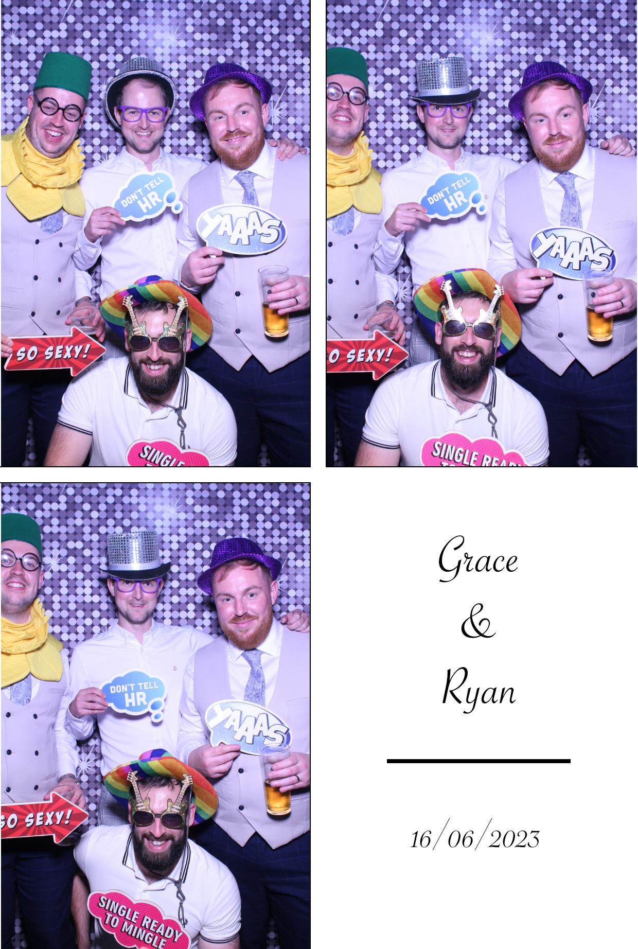 Grace & Ryan's Wedding | View more photos from the event at gallery.boothtube.co.uk/u/BoothtubeLtd/Grace-Ryans-Wedding