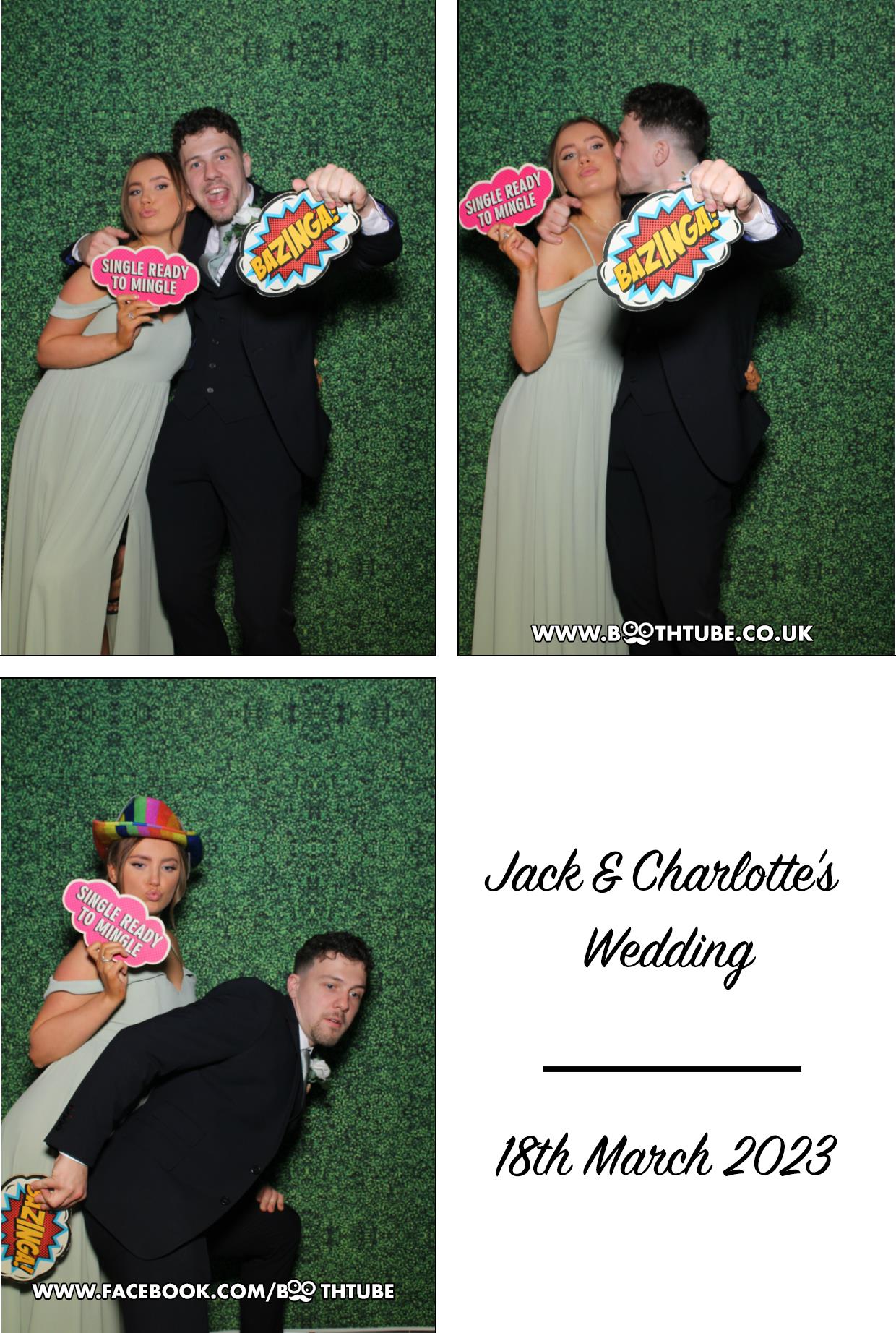  Jack & Charlotte's Wedding  | View more photos from the event at gallery.boothtube.co.uk/u/BoothtubeLtd/Jack-Charlottes-Wedding
