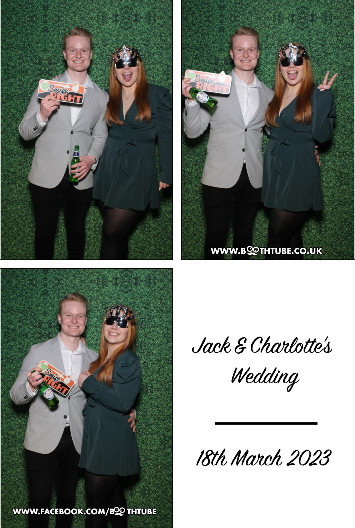  Jack & Charlotte's Wedding  | View more photos from the event at gallery.boothtube.co.uk/u/BoothtubeLtd/Jack-Charlottes-Wedding