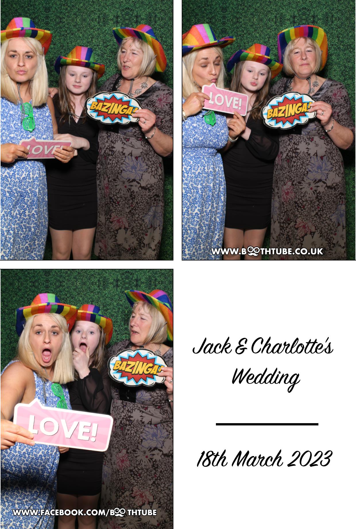  Jack & Charlotte's Wedding  | View more photos from the event at gallery.boothtube.co.uk/u/BoothtubeLtd/Jack-Charlottes-Wedding