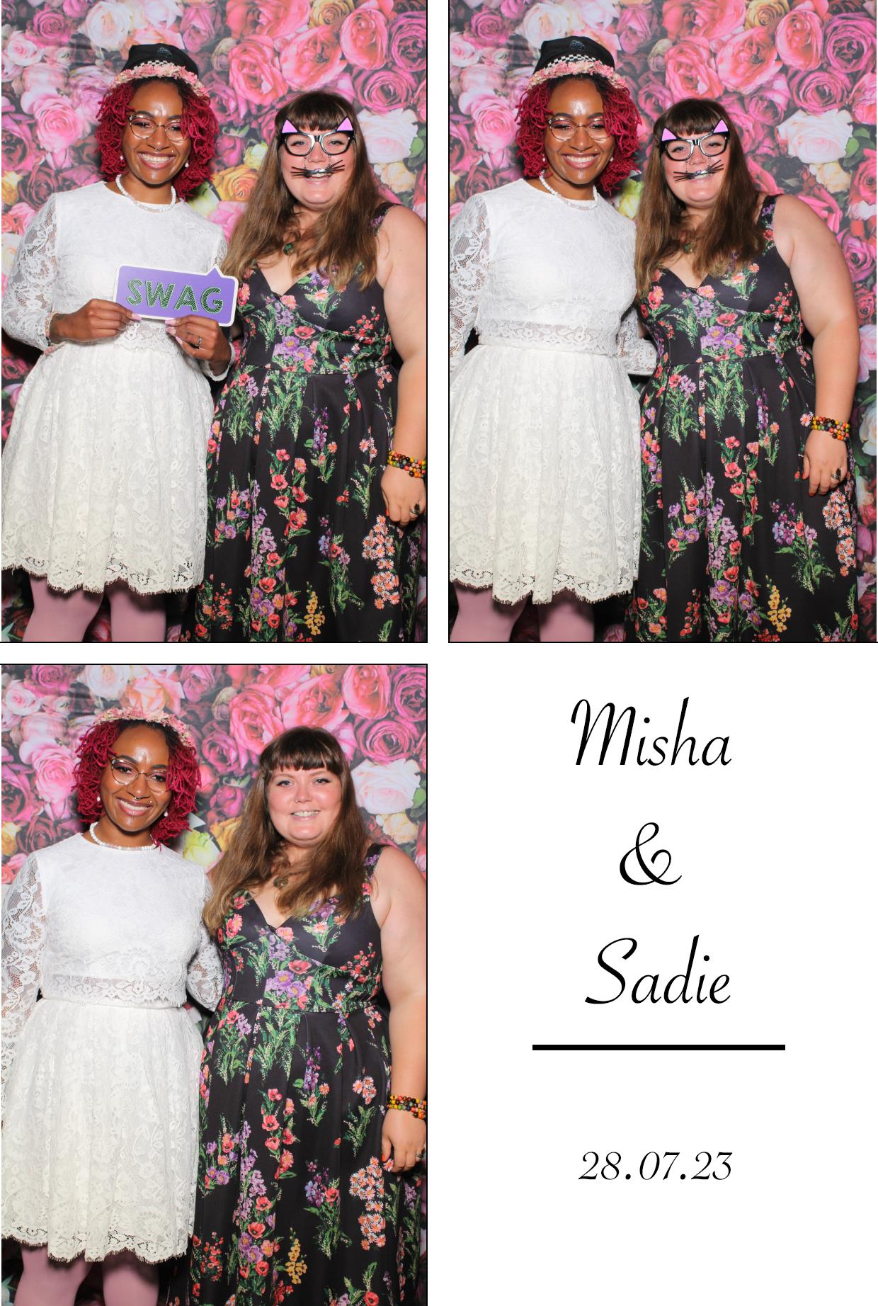Misha & Sadie's Wedding | View more photos from the event at gallery.boothtube.co.uk/u/BoothtubeLtd/Misha-Sadies-Wedding