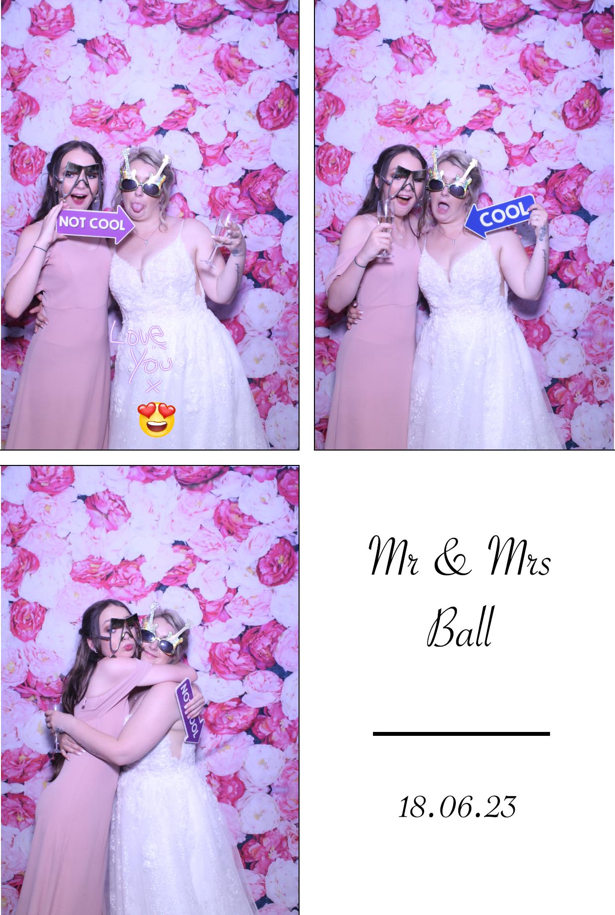 Mr & Mrs Ball's Wedding | View more photos from the event at gallery.boothtube.co.uk/u/BoothtubeLtd/Mr-Mrs-Balls-Wedding