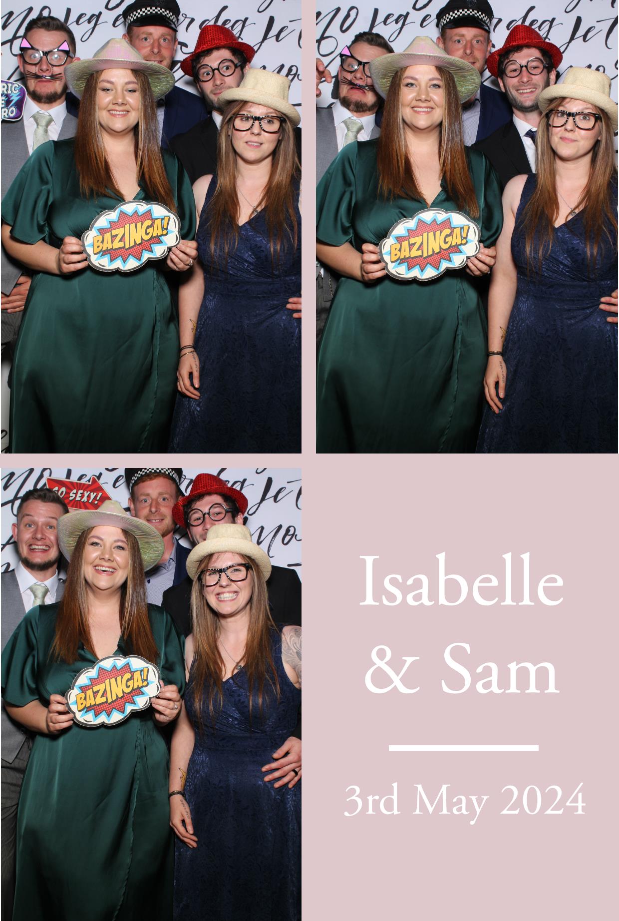 Isabelle & Sam's Wedding | View more photos from the event at gallery.boothtube.co.uk/u/BoothtubeLtd/Isabelle-Sams-Wedding