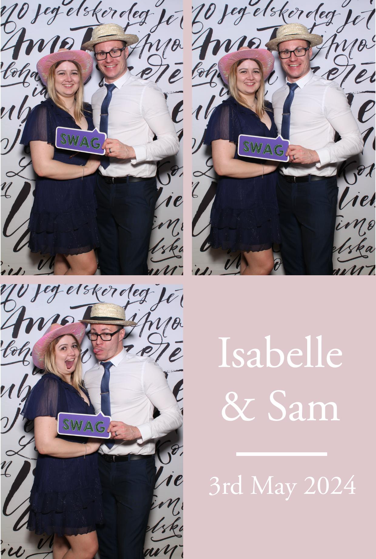 Isabelle & Sam's Wedding | View more photos from the event at gallery.boothtube.co.uk/u/BoothtubeLtd/Isabelle-Sams-Wedding