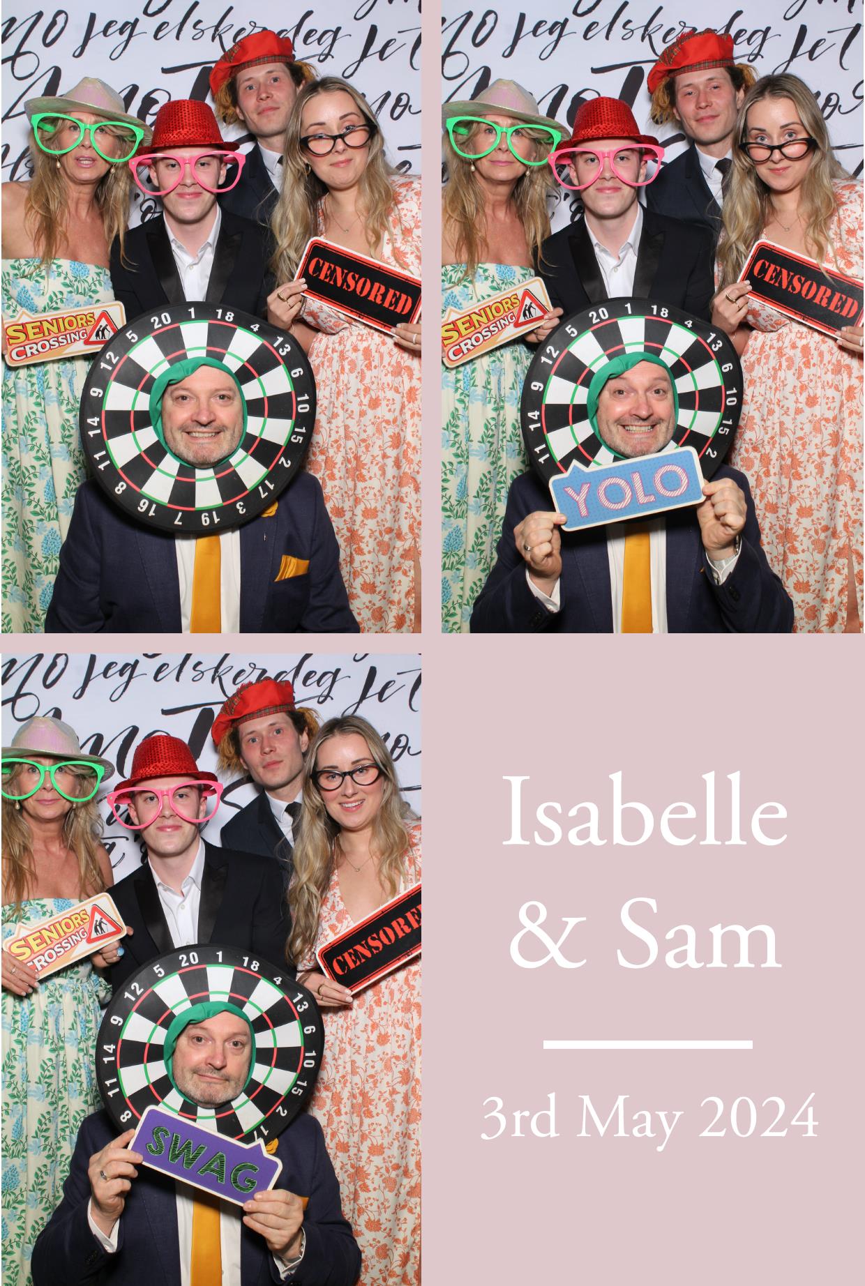 Isabelle & Sam's Wedding | View more photos from the event at gallery.boothtube.co.uk/u/BoothtubeLtd/Isabelle-Sams-Wedding
