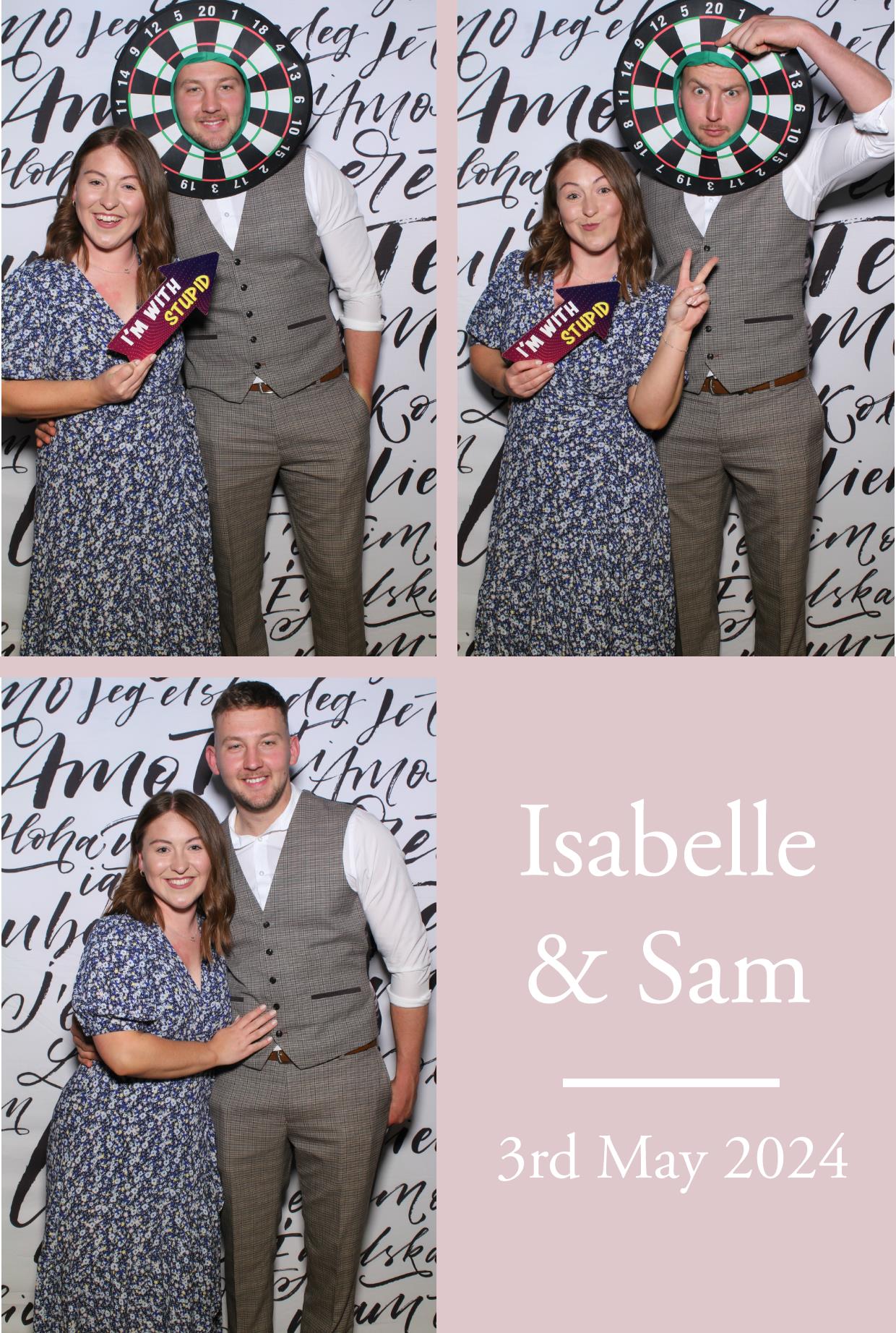 Isabelle & Sam's Wedding | View more photos from the event at gallery.boothtube.co.uk/u/BoothtubeLtd/Isabelle-Sams-Wedding