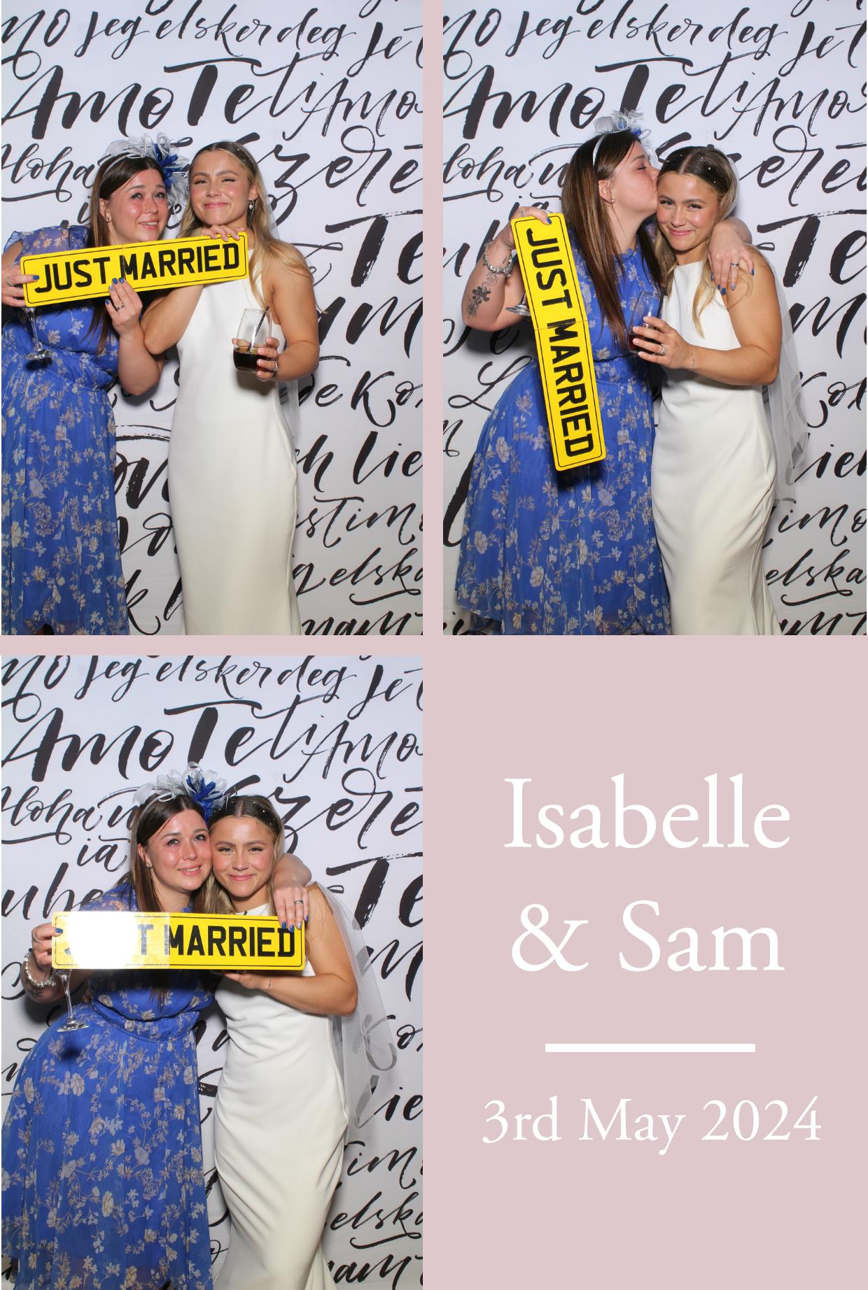 Isabelle & Sam's Wedding | View more photos from the event at gallery.boothtube.co.uk/u/BoothtubeLtd/Isabelle-Sams-Wedding