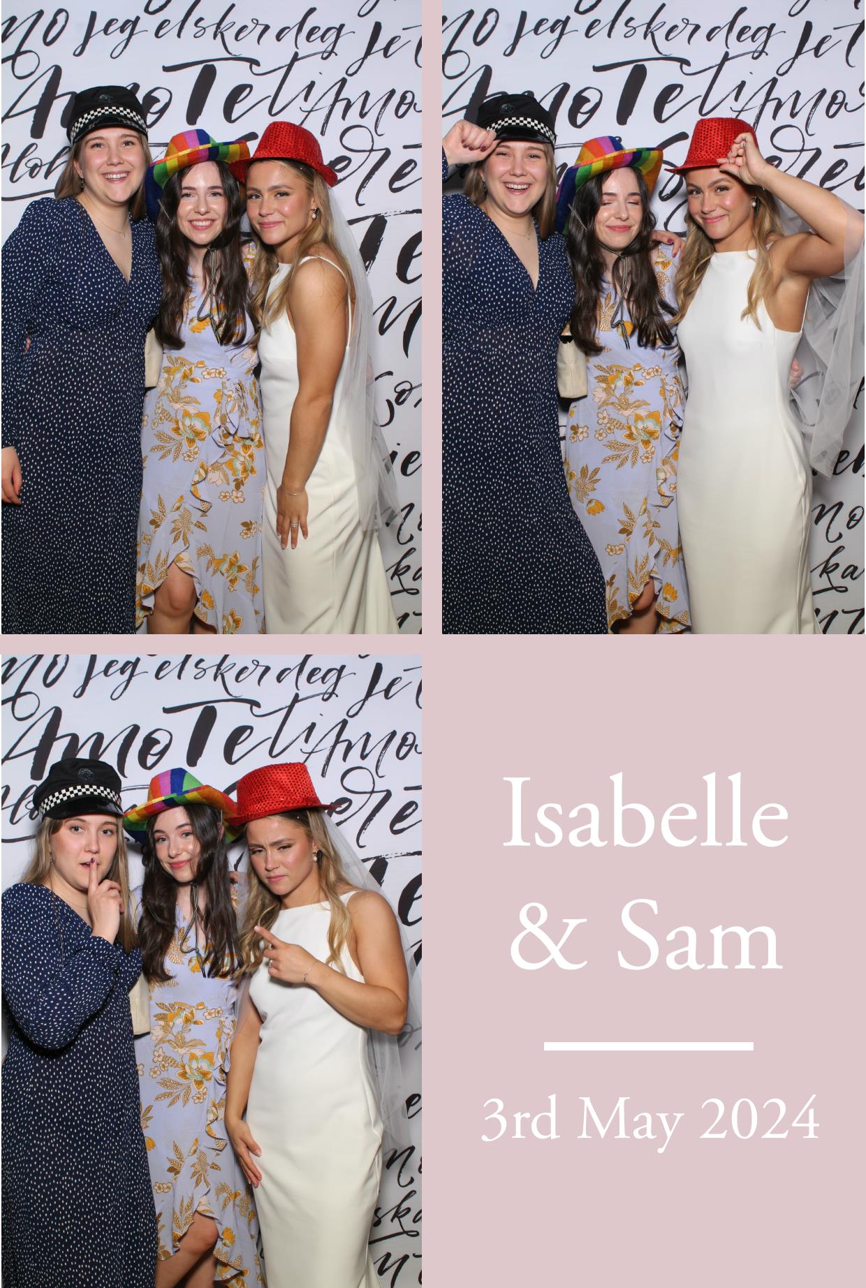 Isabelle & Sam's Wedding | View more photos from the event at gallery.boothtube.co.uk/u/BoothtubeLtd/Isabelle-Sams-Wedding