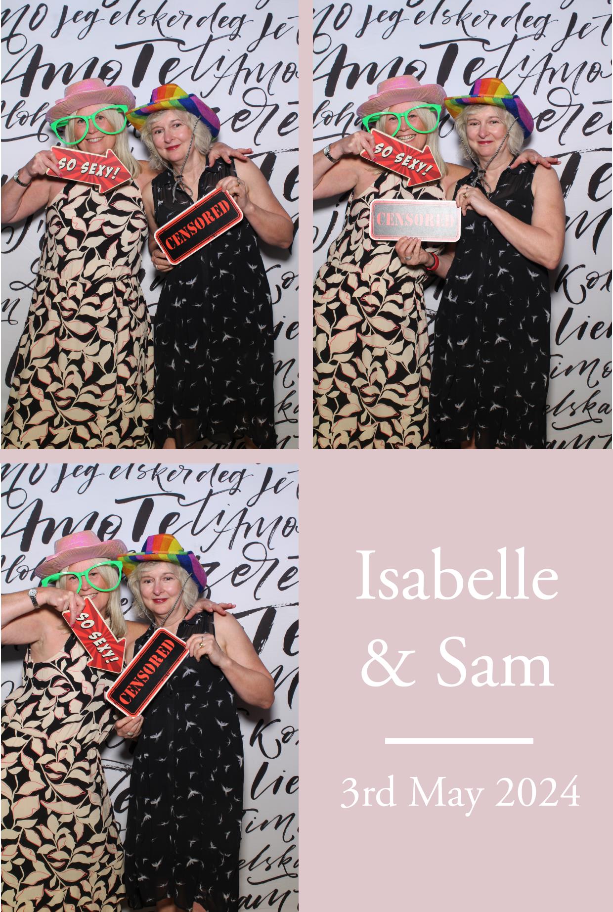 Isabelle & Sam's Wedding | View more photos from the event at gallery.boothtube.co.uk/u/BoothtubeLtd/Isabelle-Sams-Wedding