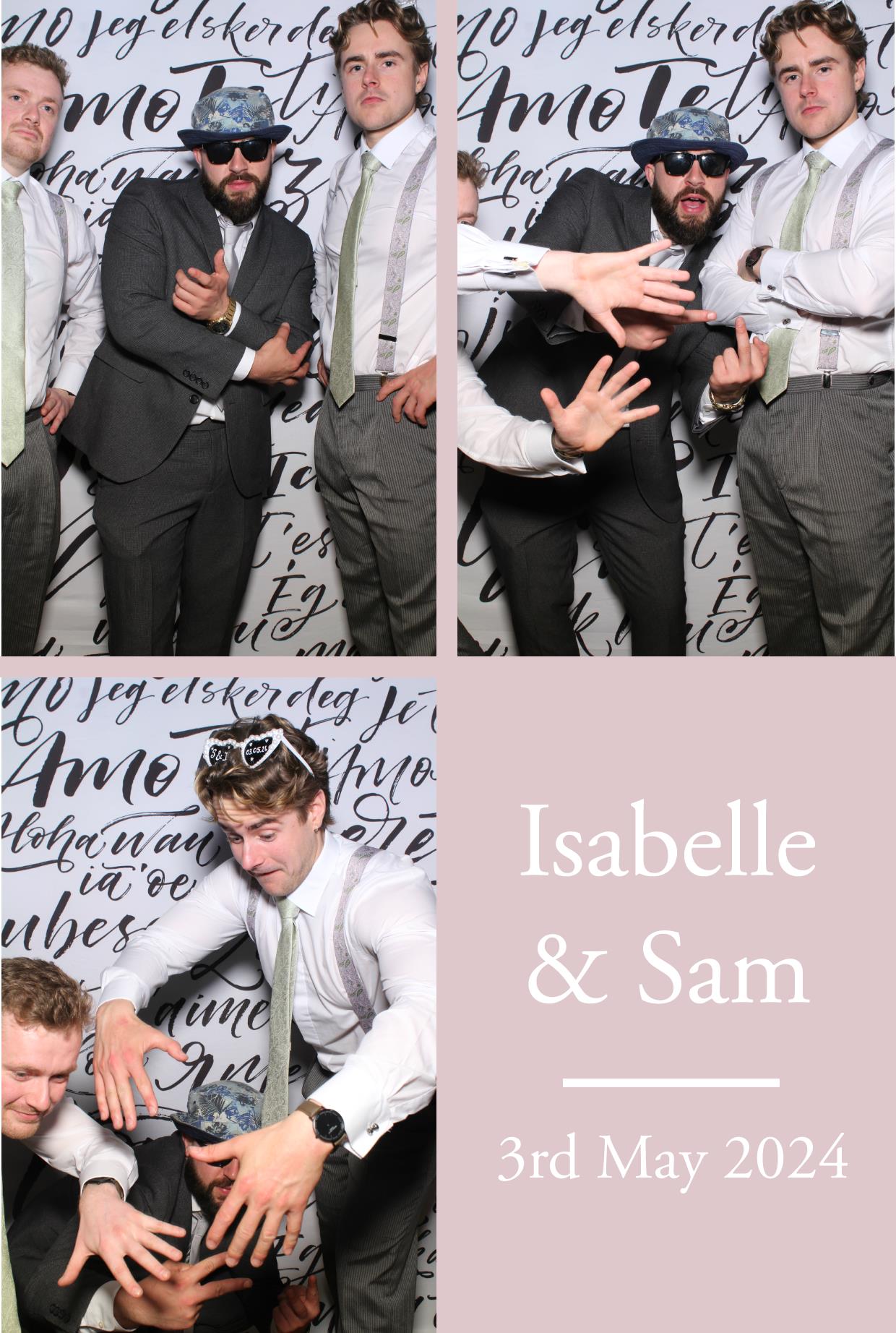 Isabelle & Sam's Wedding | View more photos from the event at gallery.boothtube.co.uk/u/BoothtubeLtd/Isabelle-Sams-Wedding