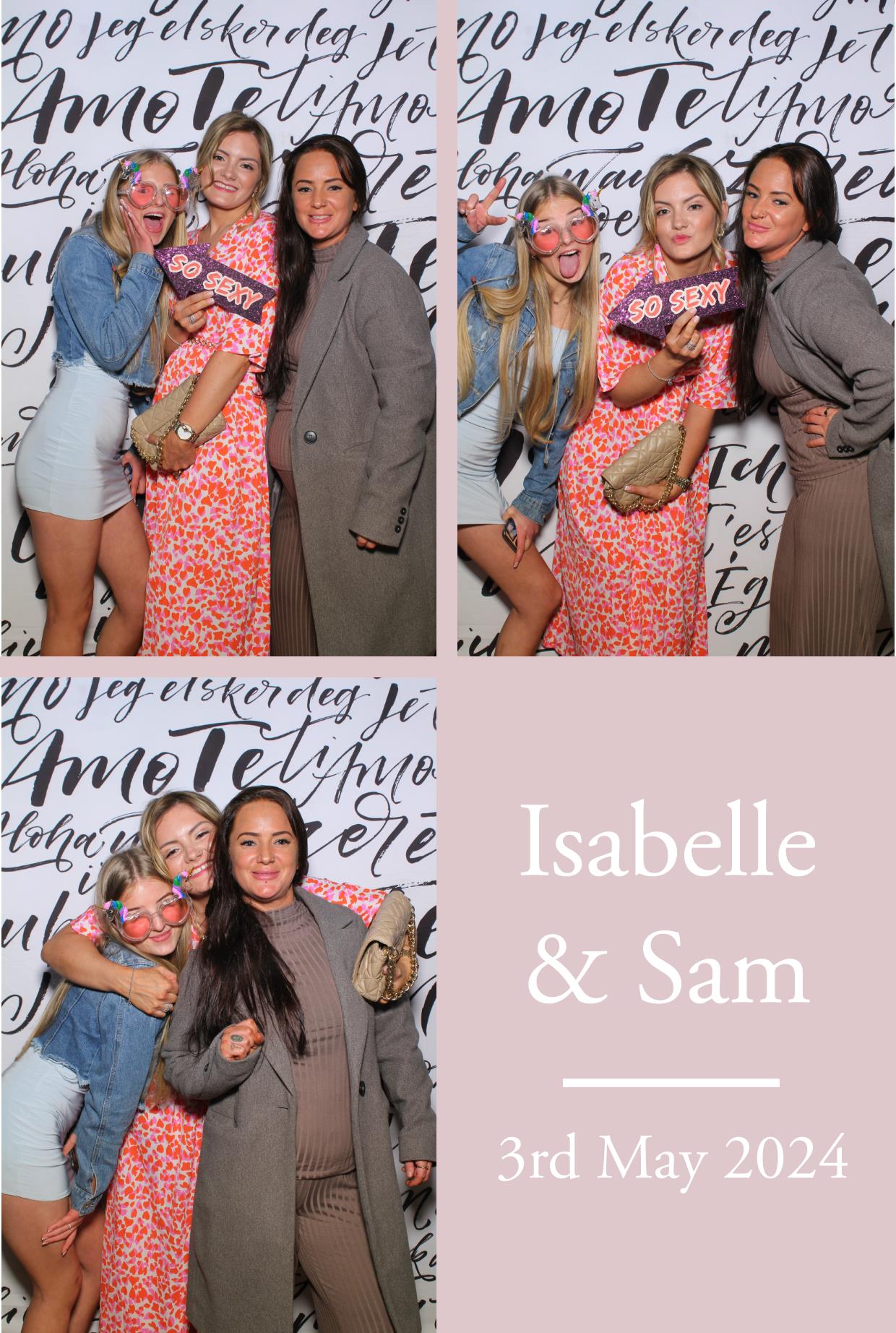 Isabelle & Sam's Wedding | View more photos from the event at gallery.boothtube.co.uk/u/BoothtubeLtd/Isabelle-Sams-Wedding