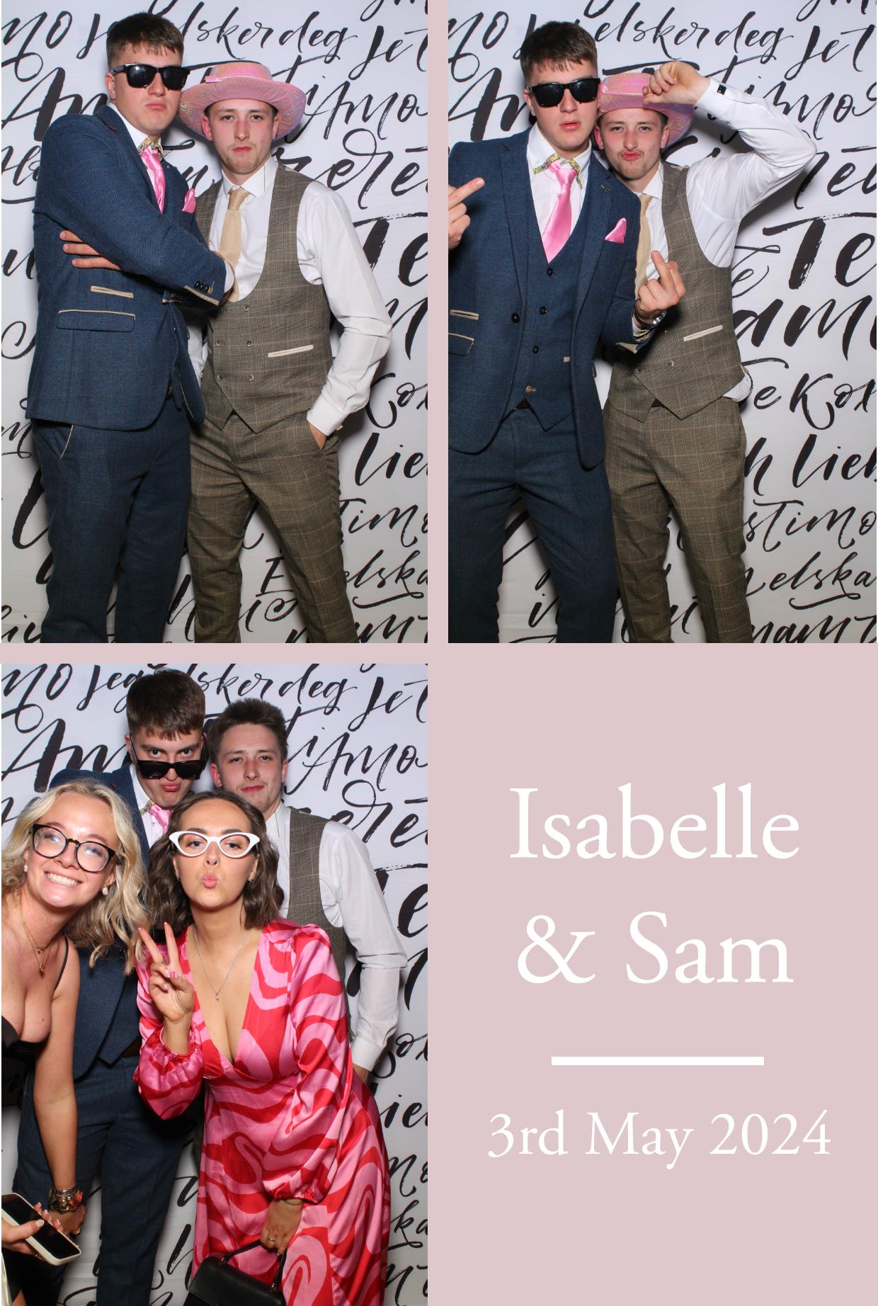 Isabelle & Sam's Wedding | View more photos from the event at gallery.boothtube.co.uk/u/BoothtubeLtd/Isabelle-Sams-Wedding