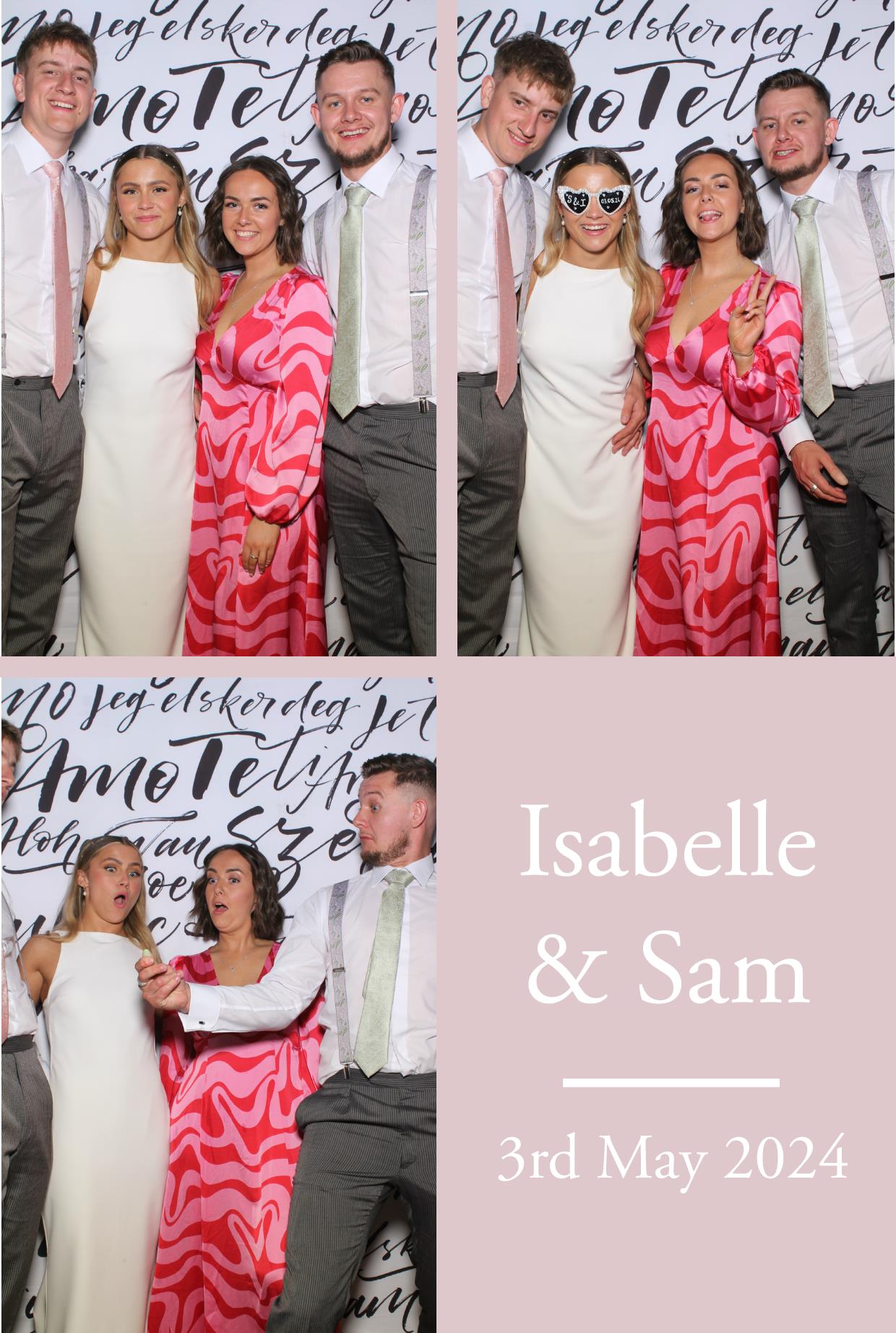 Isabelle & Sam's Wedding | View more photos from the event at gallery.boothtube.co.uk/u/BoothtubeLtd/Isabelle-Sams-Wedding