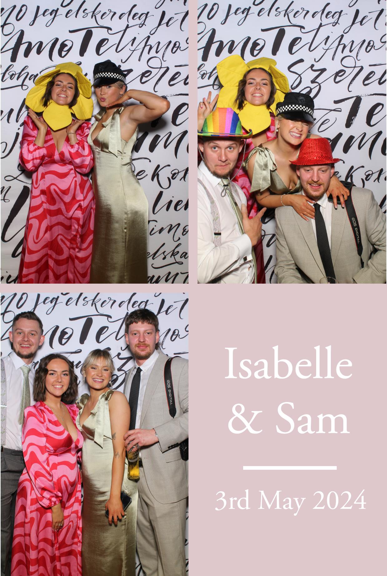Isabelle & Sam's Wedding | View more photos from the event at gallery.boothtube.co.uk/u/BoothtubeLtd/Isabelle-Sams-Wedding