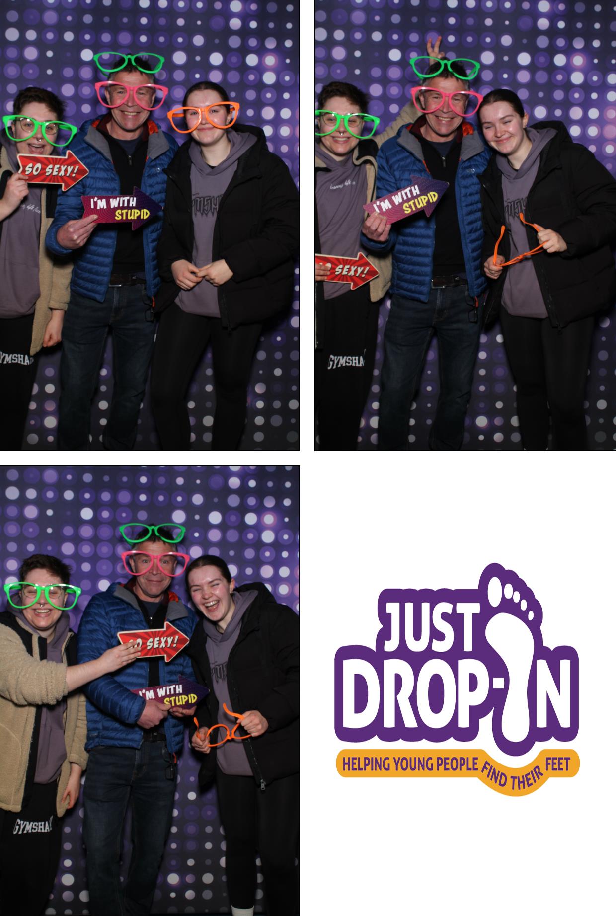 Just Drop in | View more photos from the event at gallery.boothtube.co.uk/u/BoothtubeLtd/Just-Drop-in