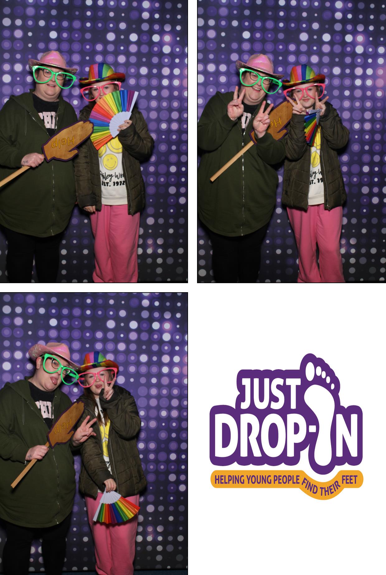 Just Drop in | View more photos from the event at gallery.boothtube.co.uk/u/BoothtubeLtd/Just-Drop-in