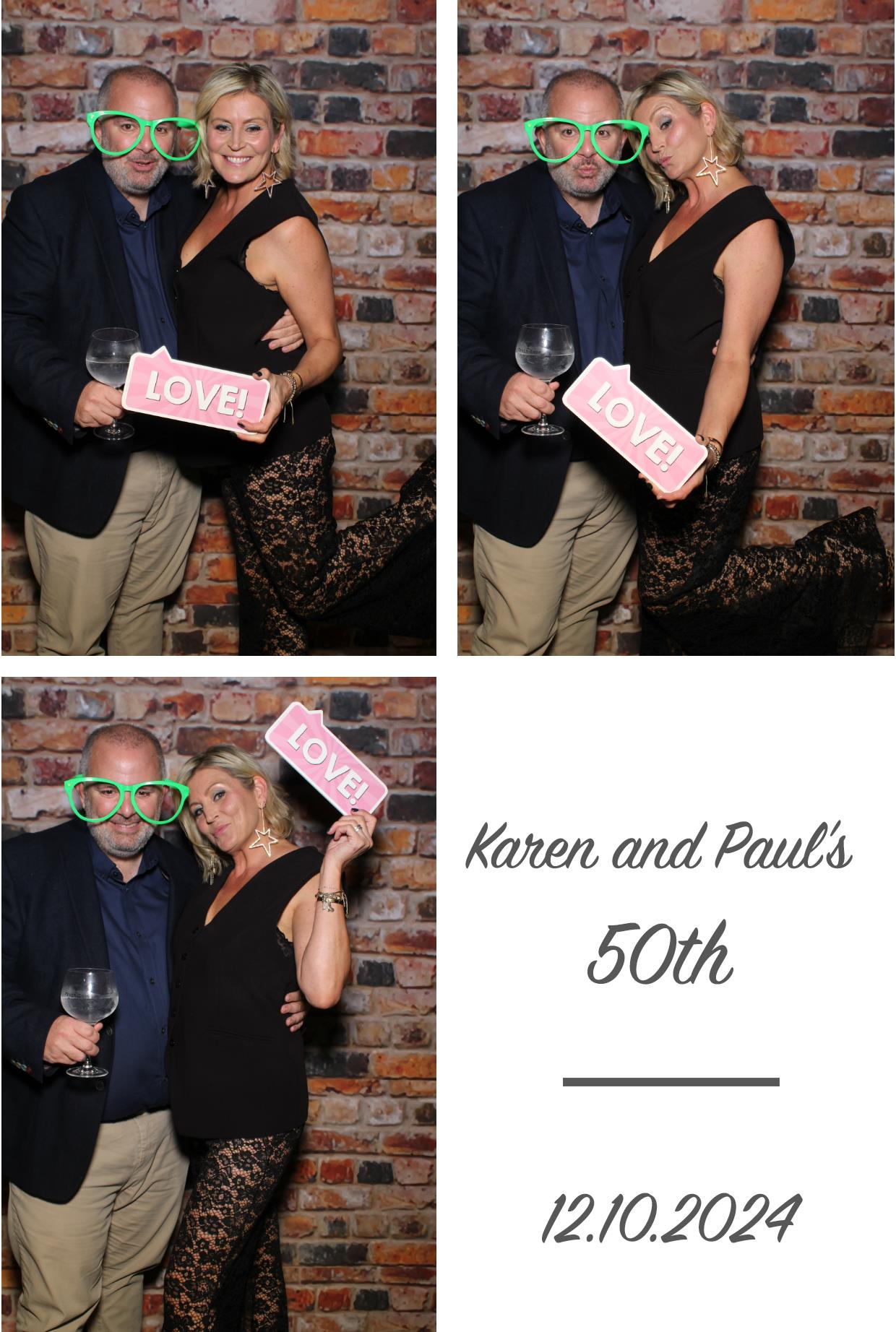 Paul & Karen's 50th | View more photos from the event at gallery.boothtube.co.uk/u/BoothtubeLtd/Paul-Karens-50th