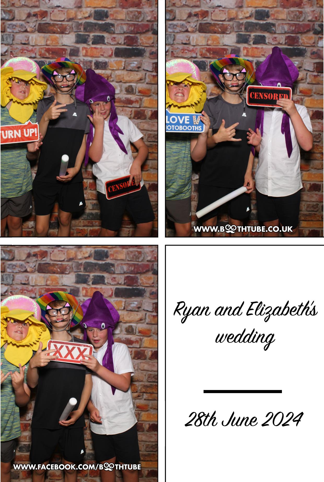 Ryan & Elizabeth's Wedding | View more photos from the event at gallery.boothtube.co.uk/u/BoothtubeLtd/Ryan-Elizabeths-Wedding