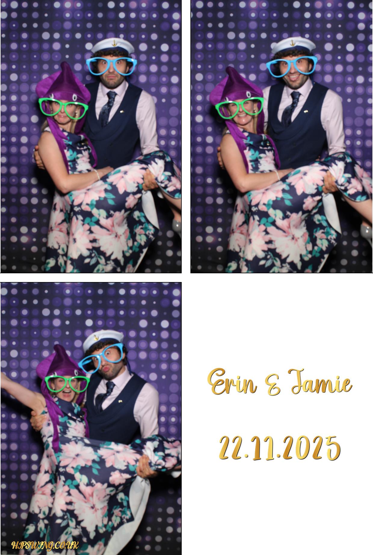 Erin & Jamie's Wedding | View more photos from the event at gallery.boothtube.co.uk/u/BoothtubeLtd/Erin-Jamies-Wedding