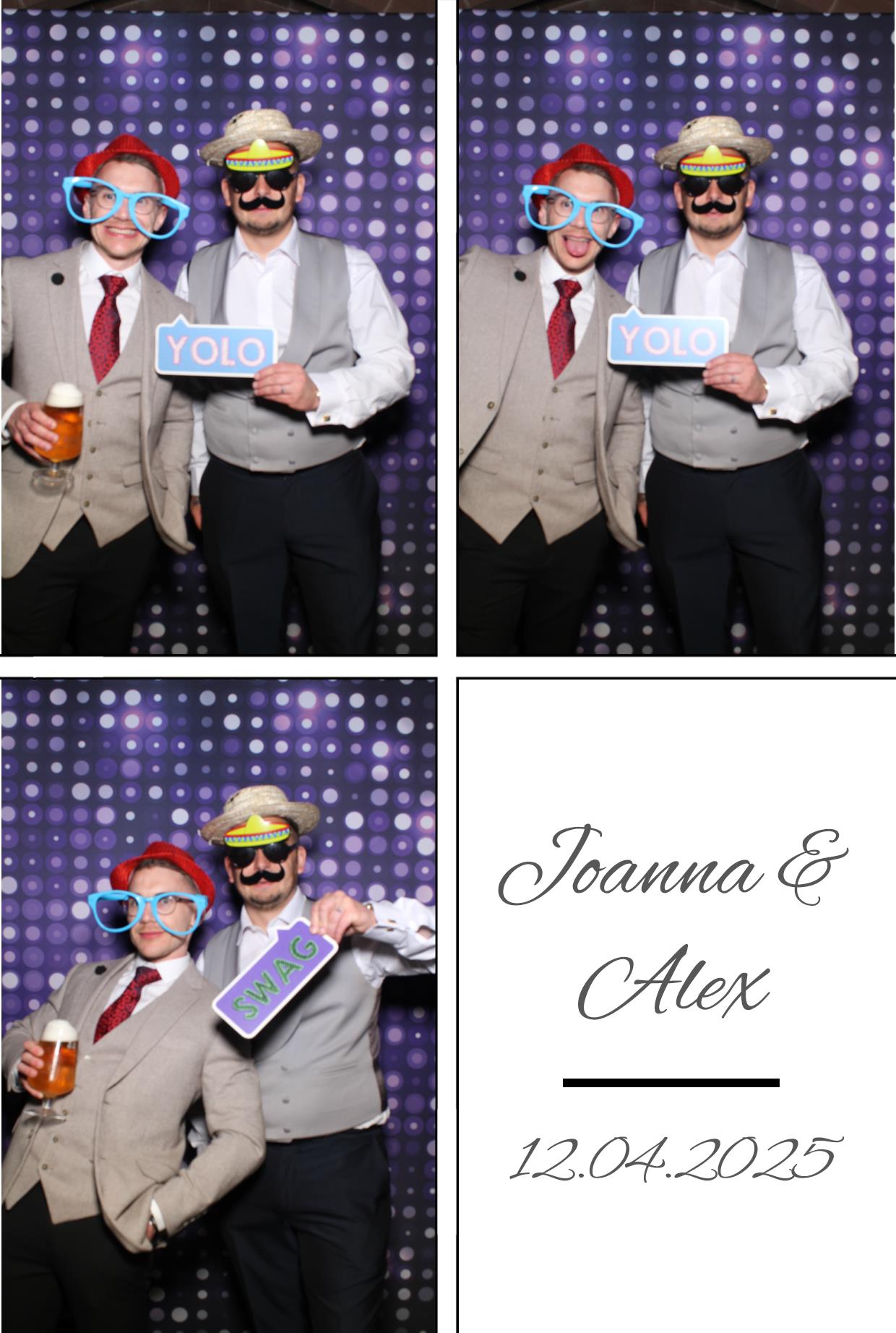 Joanna & Alex's Wedding | View more photos from the event at gallery.boothtube.co.uk/u/BoothtubeLtd/Joanna-Alexs-Wedding