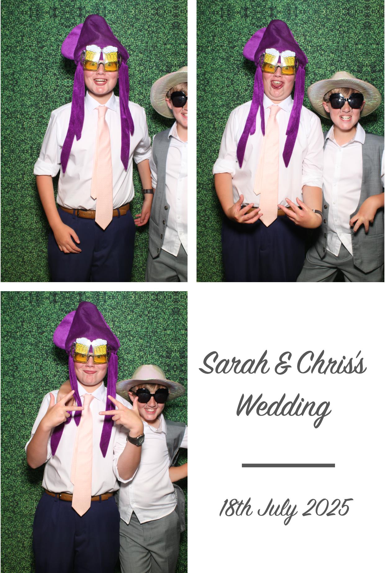 Sarah & Chris's Wedding | View more photos from the event at gallery.boothtube.co.uk/u/BoothtubeLtd/Sarah-Chriss-Wedding