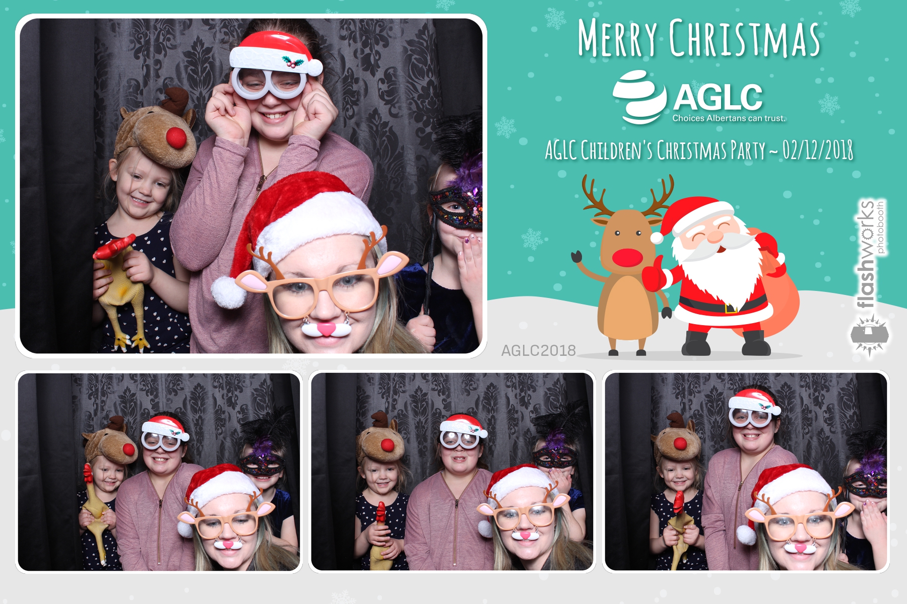 AGLC Children's Christmas Party | View more photos from the event at gallery.flashworksphotobooth.com/u/FlashworksPhotoboothInc/AGLC-Childrens-Christmas-Party