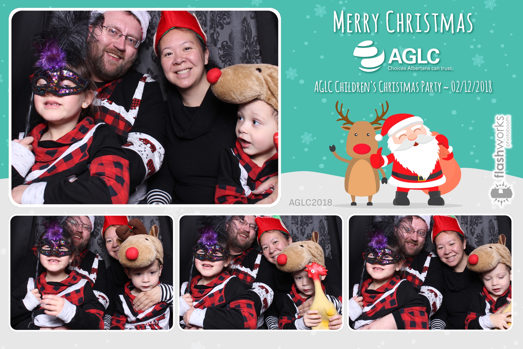 AGLC Children's Christmas Party | View more photos from the event at gallery.flashworksphotobooth.com/u/FlashworksPhotoboothInc/AGLC-Childrens-Christmas-Party