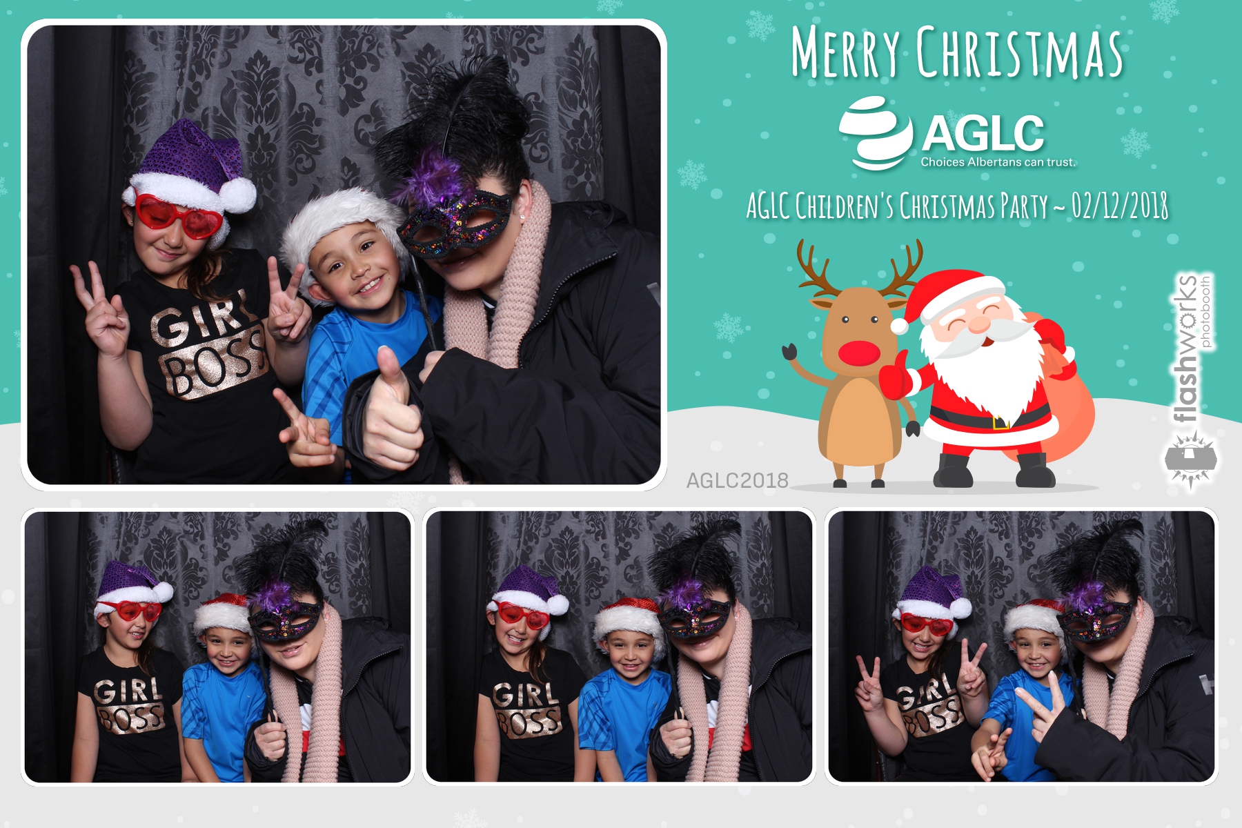 AGLC Children's Christmas Party | View more photos from the event at gallery.flashworksphotobooth.com/u/FlashworksPhotoboothInc/AGLC-Childrens-Christmas-Party