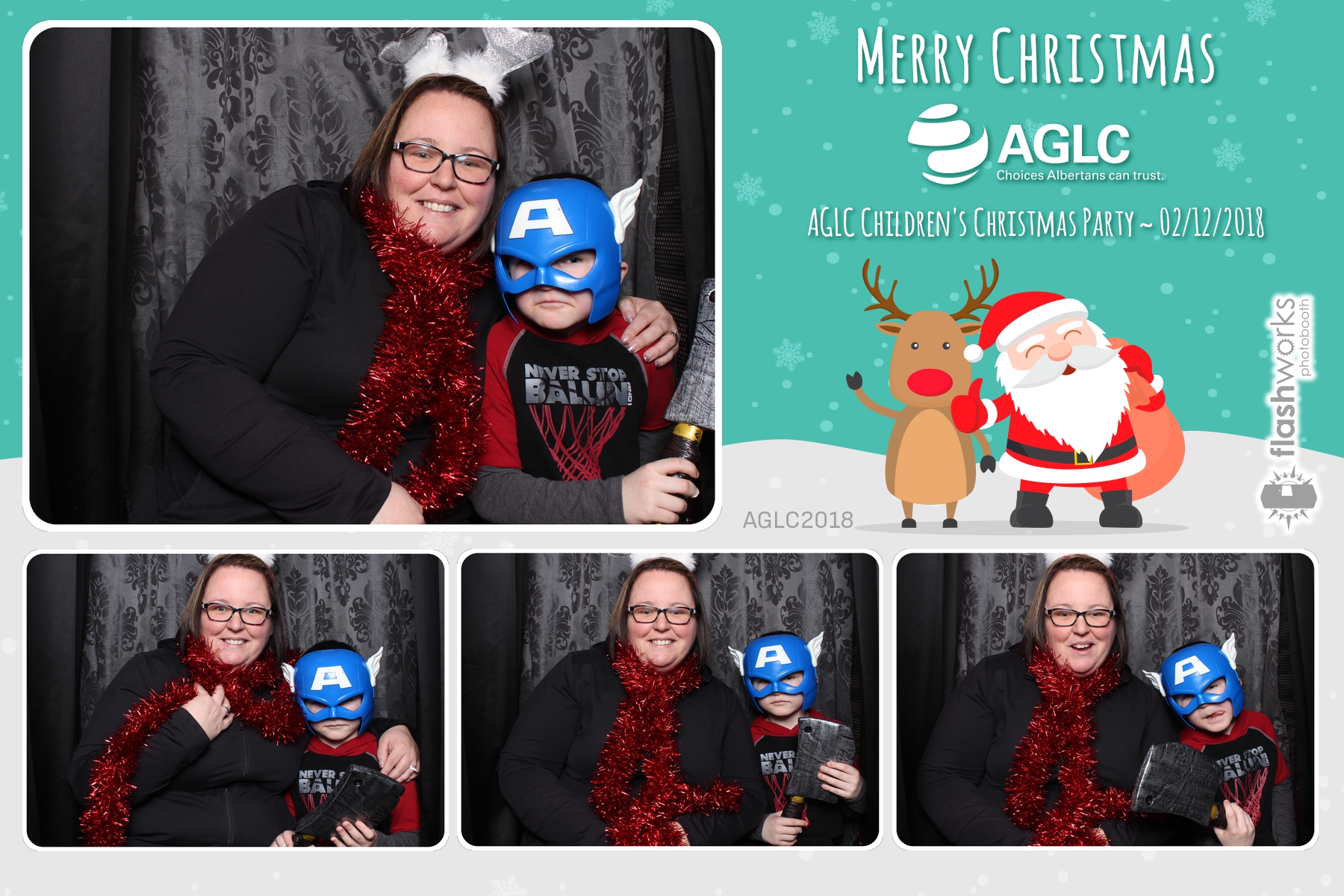 AGLC Children's Christmas Party | View more photos from the event at gallery.flashworksphotobooth.com/u/FlashworksPhotoboothInc/AGLC-Childrens-Christmas-Party
