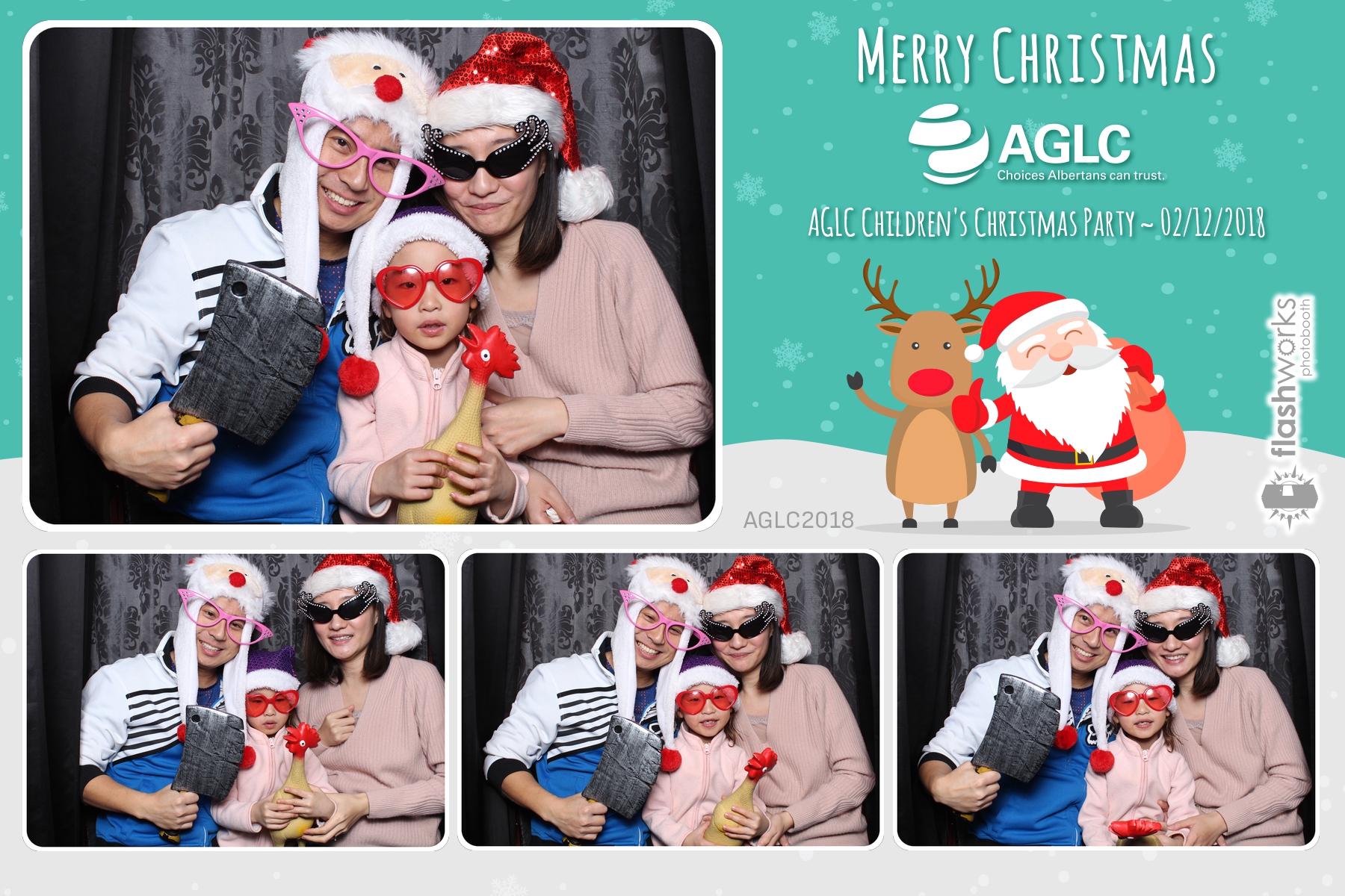 AGLC Children's Christmas Party | View more photos from the event at gallery.flashworksphotobooth.com/u/FlashworksPhotoboothInc/AGLC-Childrens-Christmas-Party