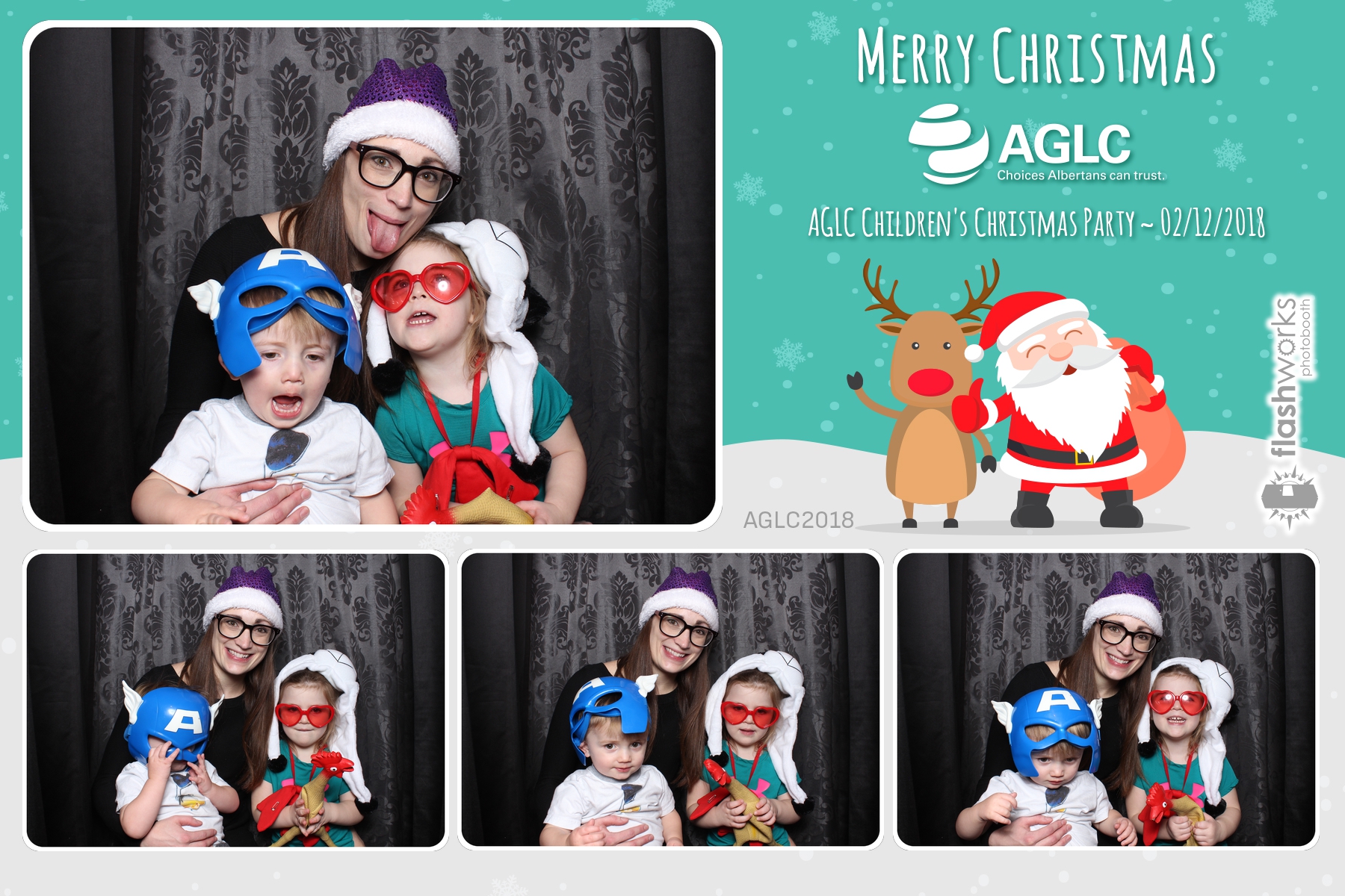 AGLC Children's Christmas Party | View more photos from the event at gallery.flashworksphotobooth.com/u/FlashworksPhotoboothInc/AGLC-Childrens-Christmas-Party