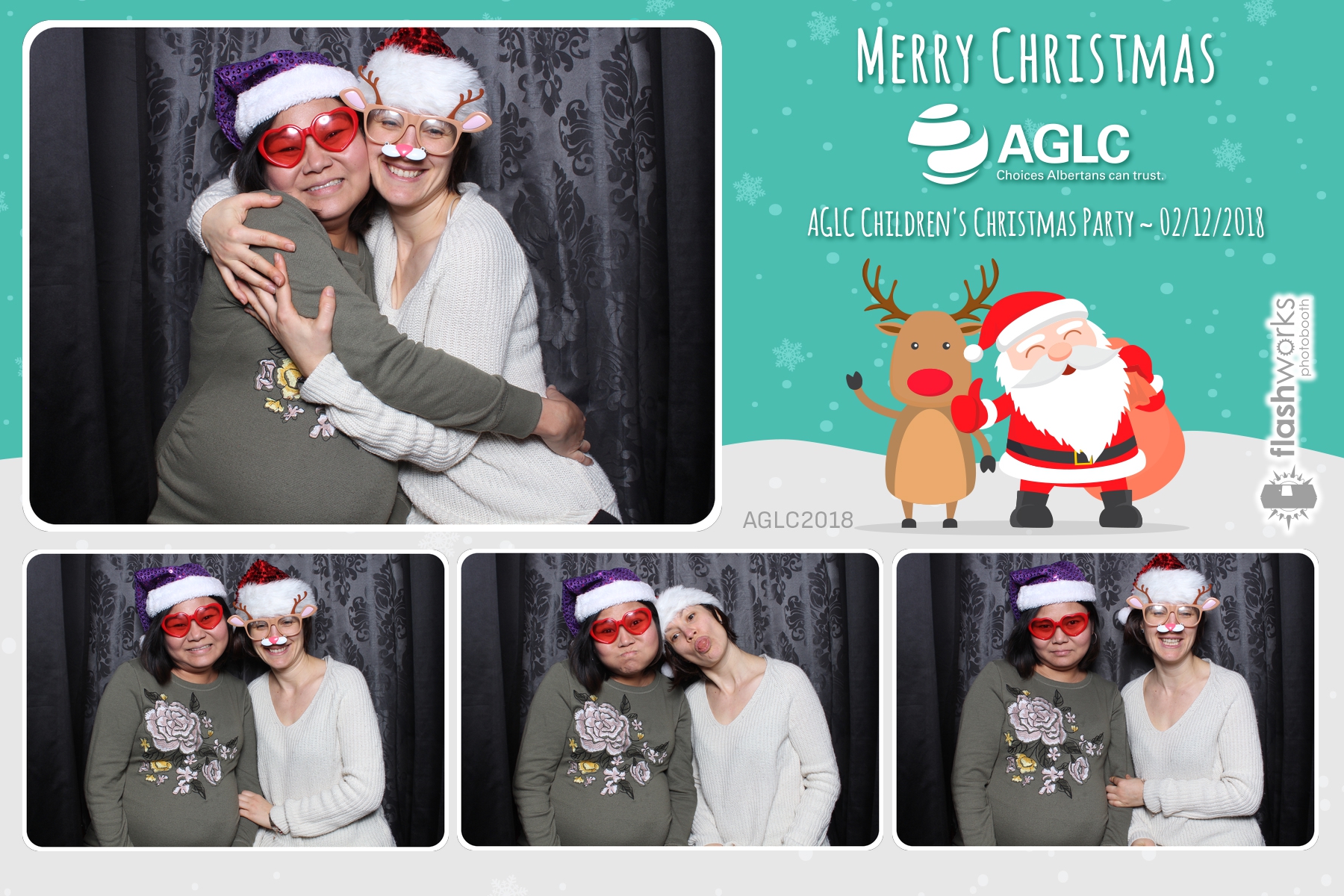 AGLC Children's Christmas Party | View more photos from the event at gallery.flashworksphotobooth.com/u/FlashworksPhotoboothInc/AGLC-Childrens-Christmas-Party