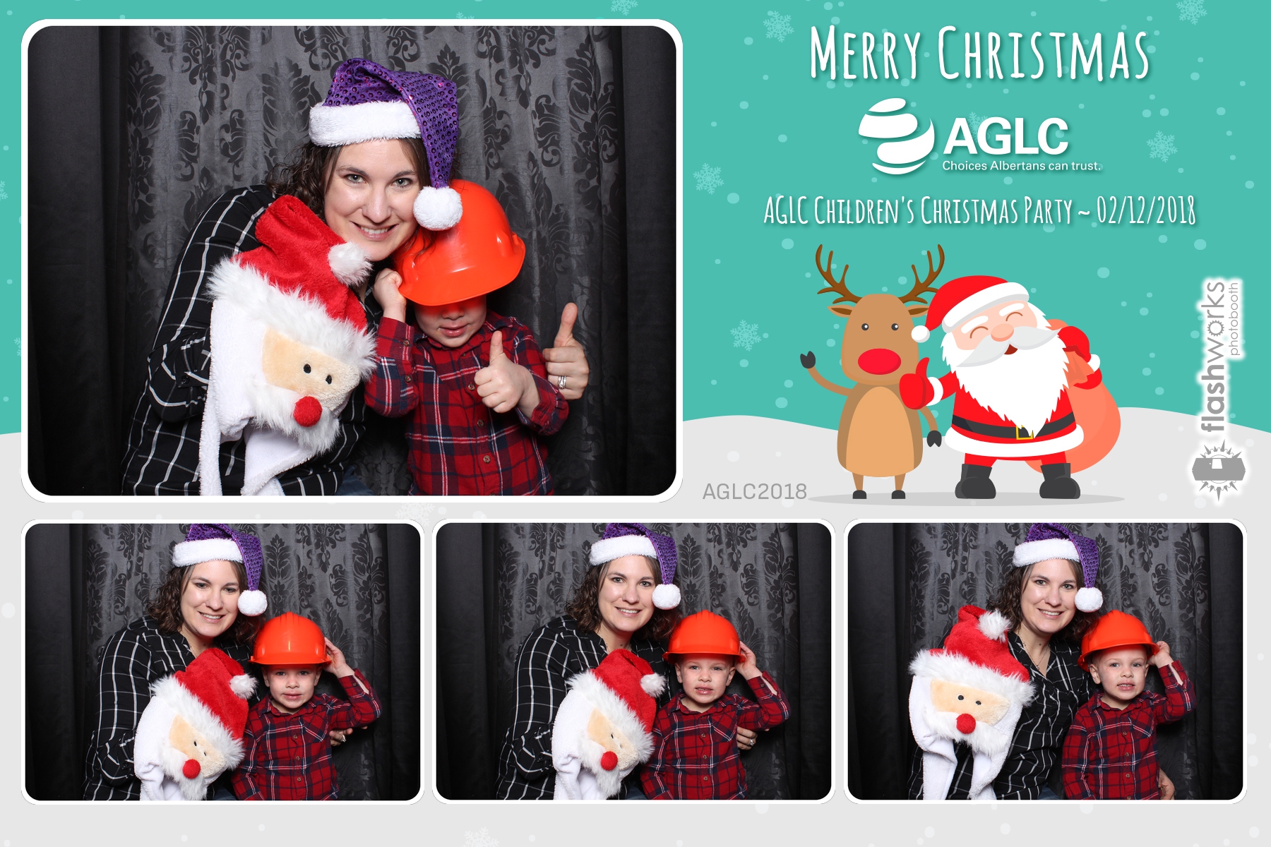 AGLC Children's Christmas Party | View more photos from the event at gallery.flashworksphotobooth.com/u/FlashworksPhotoboothInc/AGLC-Childrens-Christmas-Party