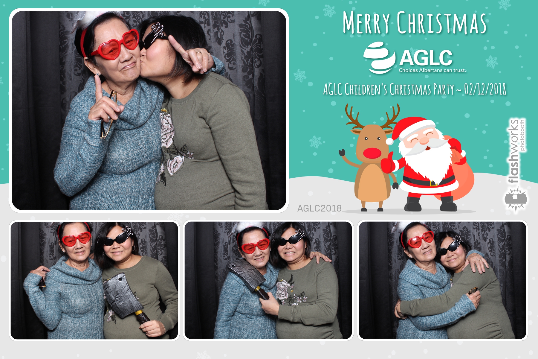AGLC Children's Christmas Party | View more photos from the event at gallery.flashworksphotobooth.com/u/FlashworksPhotoboothInc/AGLC-Childrens-Christmas-Party