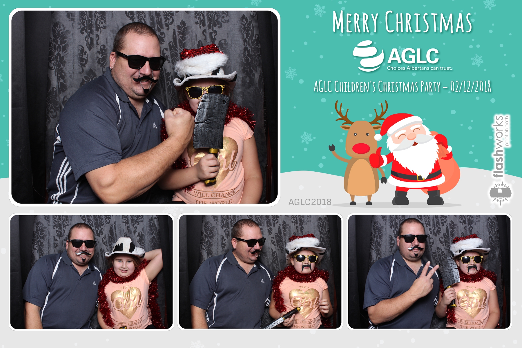 AGLC Children's Christmas Party | View more photos from the event at gallery.flashworksphotobooth.com/u/FlashworksPhotoboothInc/AGLC-Childrens-Christmas-Party