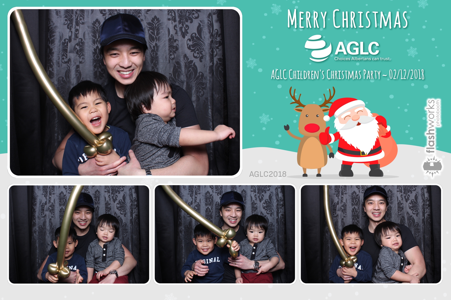 AGLC Children's Christmas Party | View more photos from the event at gallery.flashworksphotobooth.com/u/FlashworksPhotoboothInc/AGLC-Childrens-Christmas-Party