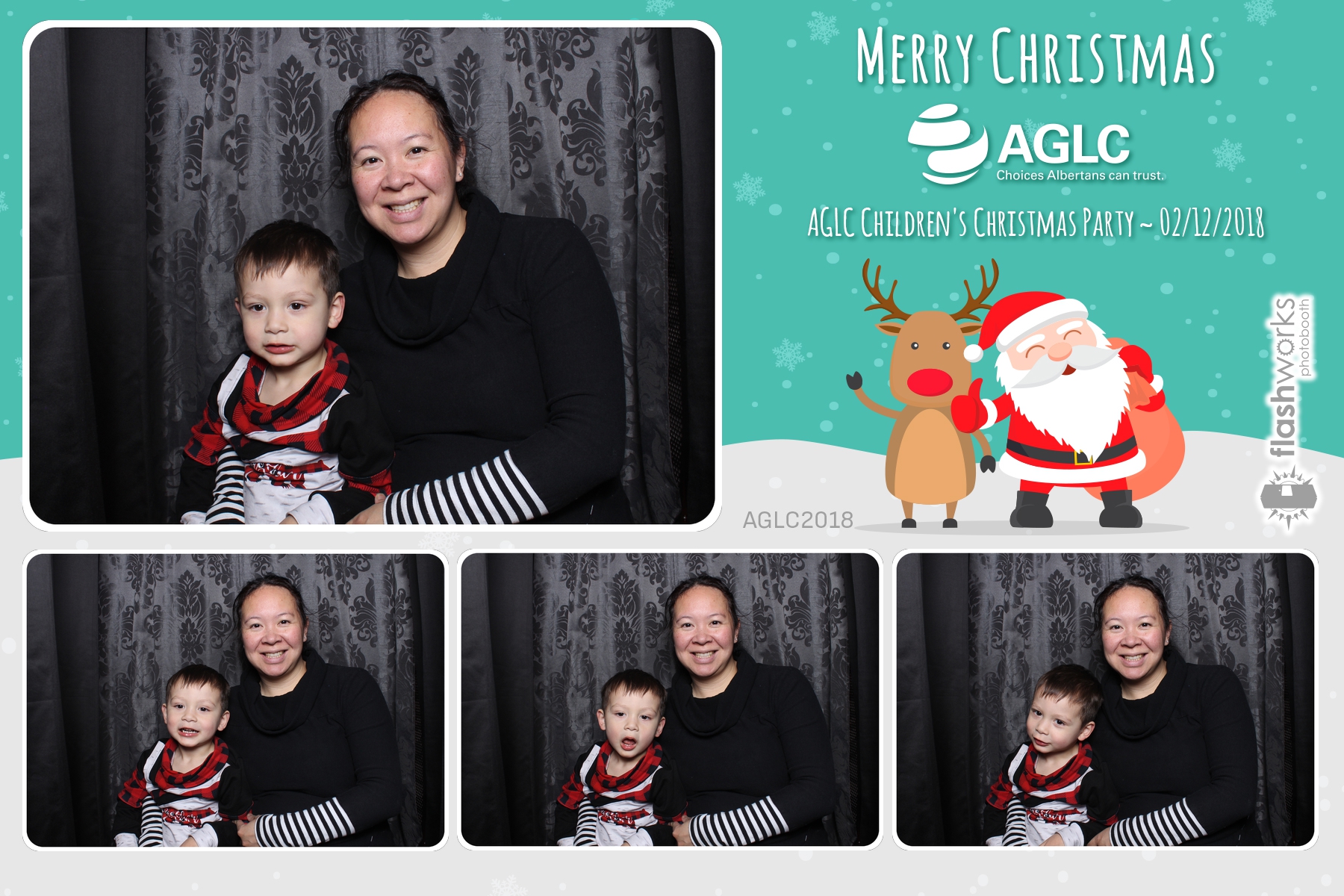 AGLC Children's Christmas Party | View more photos from the event at gallery.flashworksphotobooth.com/u/FlashworksPhotoboothInc/AGLC-Childrens-Christmas-Party