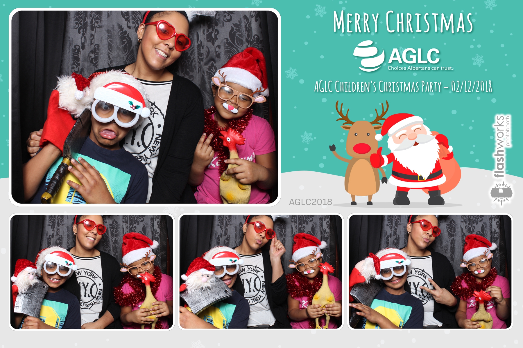 AGLC Children's Christmas Party | View more photos from the event at gallery.flashworksphotobooth.com/u/FlashworksPhotoboothInc/AGLC-Childrens-Christmas-Party