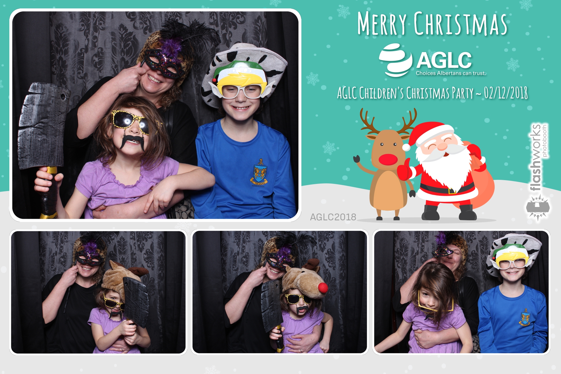 AGLC Children's Christmas Party | View more photos from the event at gallery.flashworksphotobooth.com/u/FlashworksPhotoboothInc/AGLC-Childrens-Christmas-Party