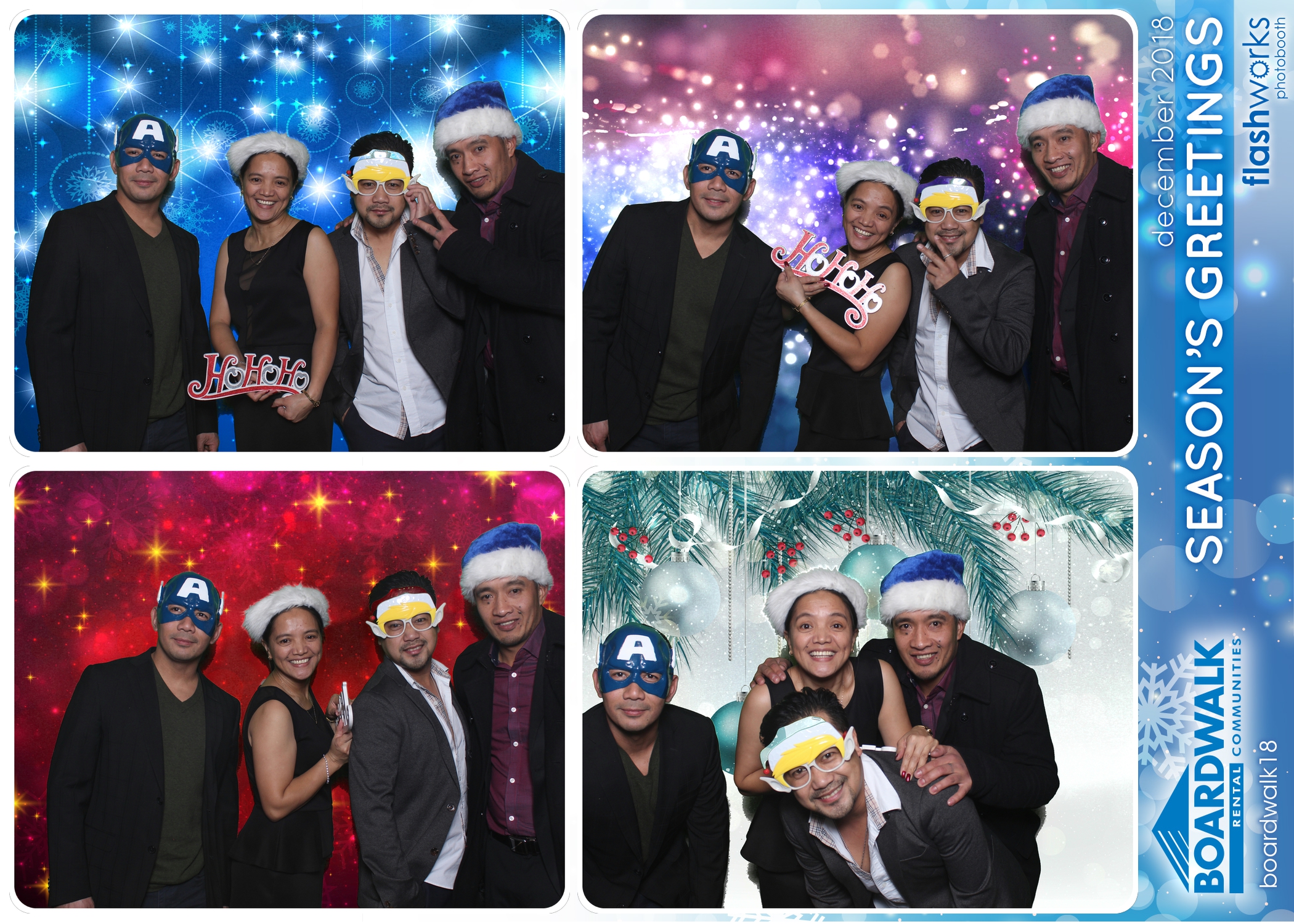 Boardwalk Rental Communities Christmas Party | View more photos from the event at gallery.flashworksphotobooth.com/u/FlashworksPhotoboothInc/Boardwalk-Rental-Communities-Christmas-Party