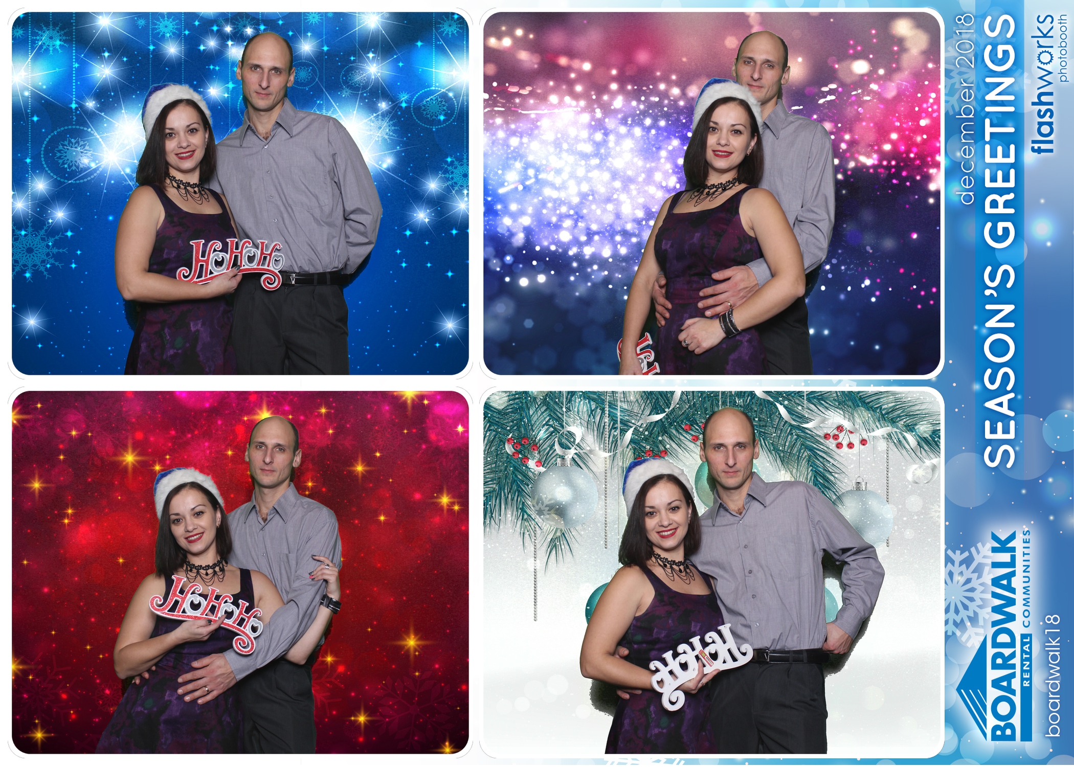 Boardwalk Rental Communities Christmas Party | View more photos from the event at gallery.flashworksphotobooth.com/u/FlashworksPhotoboothInc/Boardwalk-Rental-Communities-Christmas-Party