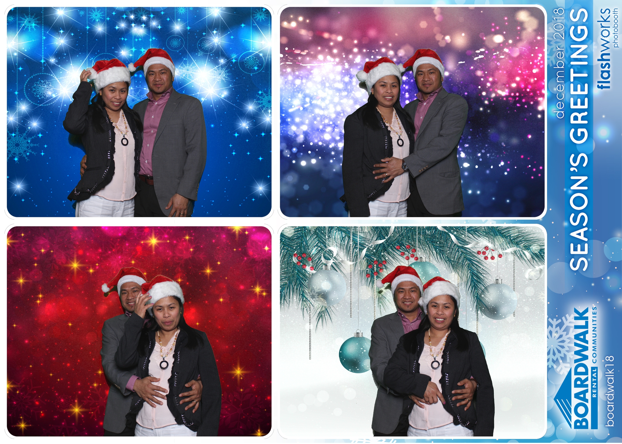 Boardwalk Rental Communities Christmas Party | View more photos from the event at gallery.flashworksphotobooth.com/u/FlashworksPhotoboothInc/Boardwalk-Rental-Communities-Christmas-Party