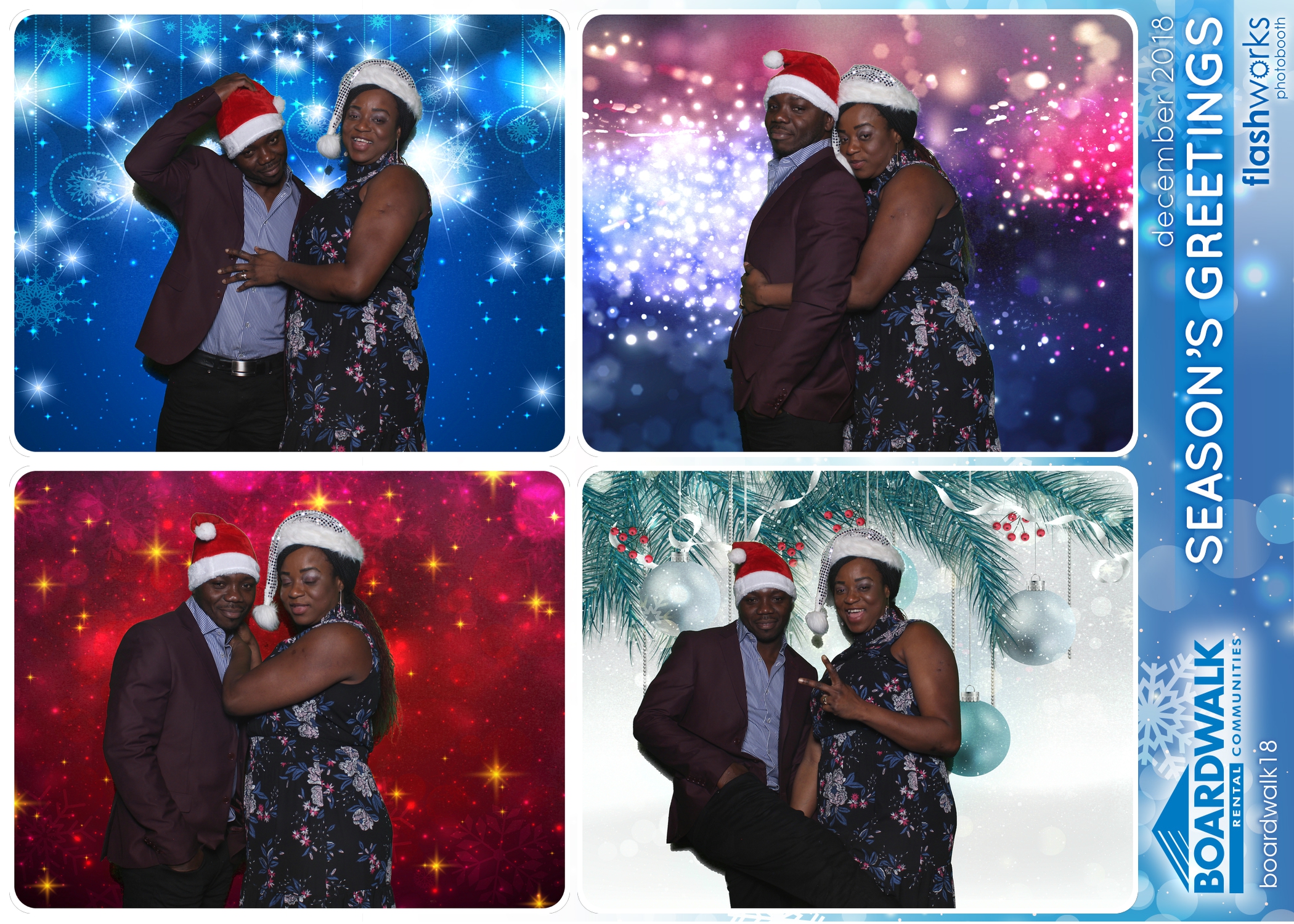 Boardwalk Rental Communities Christmas Party | View more photos from the event at gallery.flashworksphotobooth.com/u/FlashworksPhotoboothInc/Boardwalk-Rental-Communities-Christmas-Party