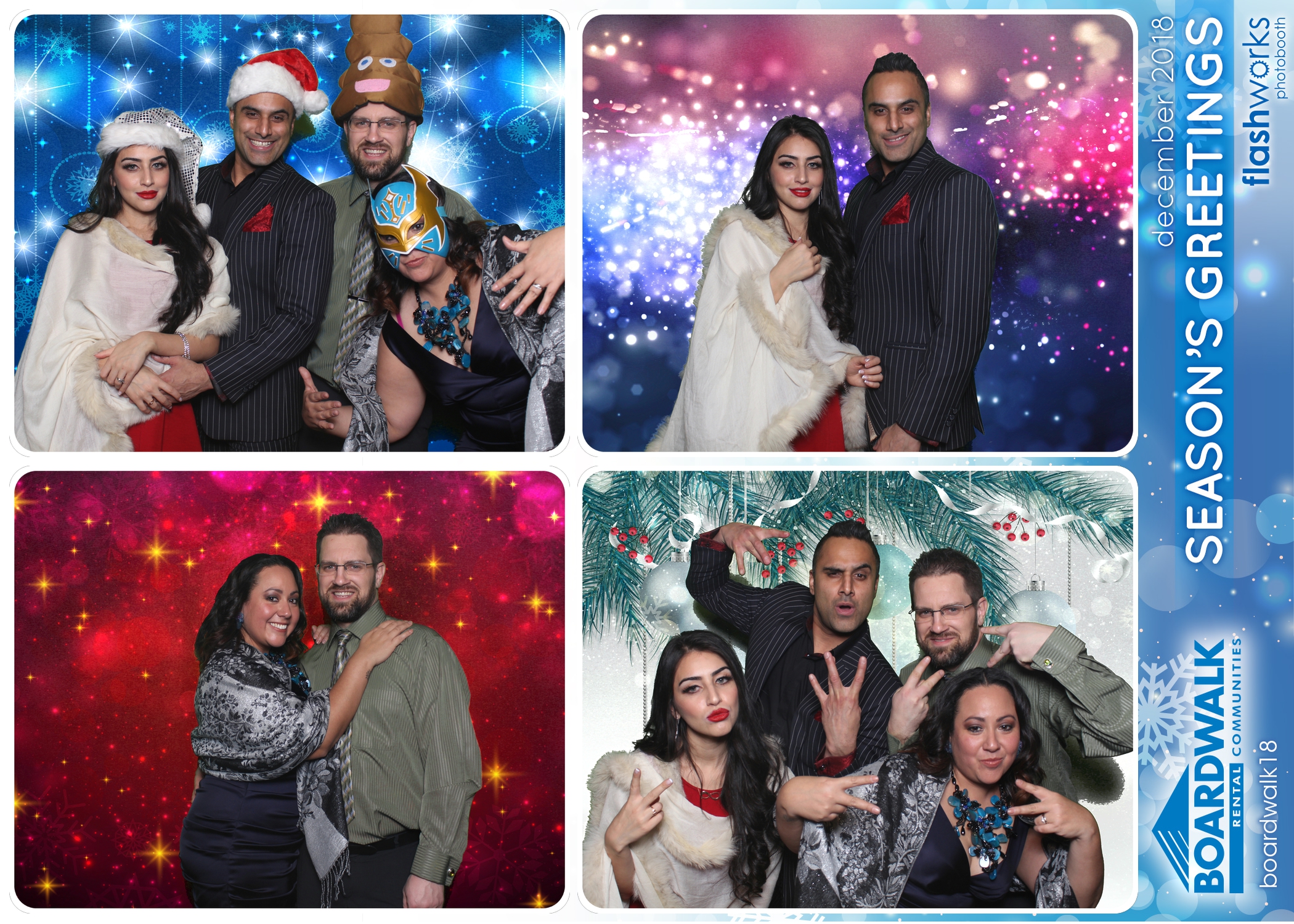 Boardwalk Rental Communities Christmas Party | View more photos from the event at gallery.flashworksphotobooth.com/u/FlashworksPhotoboothInc/Boardwalk-Rental-Communities-Christmas-Party