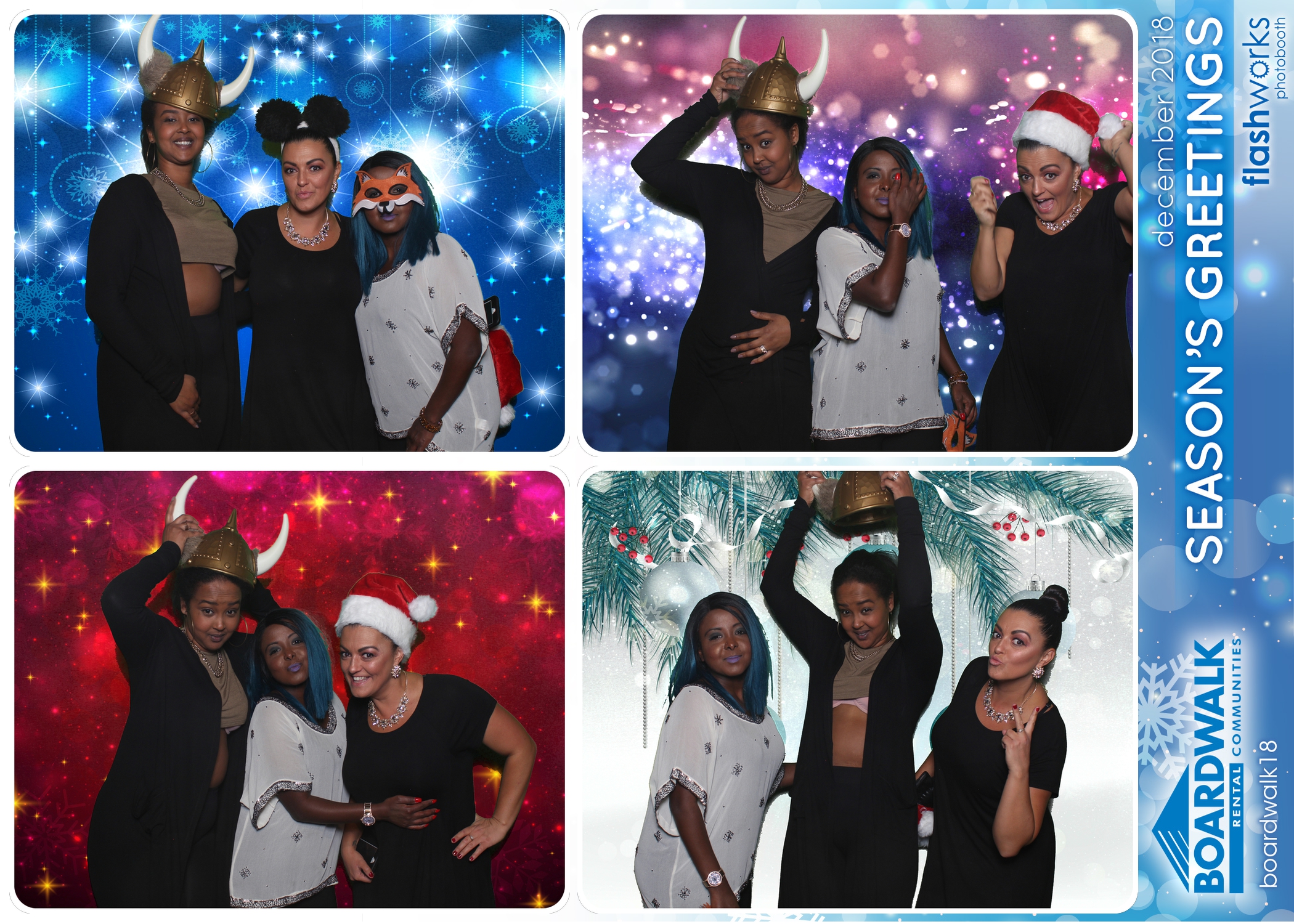 Boardwalk Rental Communities Christmas Party | View more photos from the event at gallery.flashworksphotobooth.com/u/FlashworksPhotoboothInc/Boardwalk-Rental-Communities-Christmas-Party